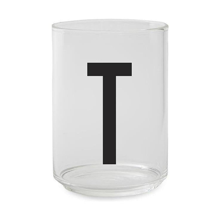 Design Letters Personal Drinking Glass A Z, T