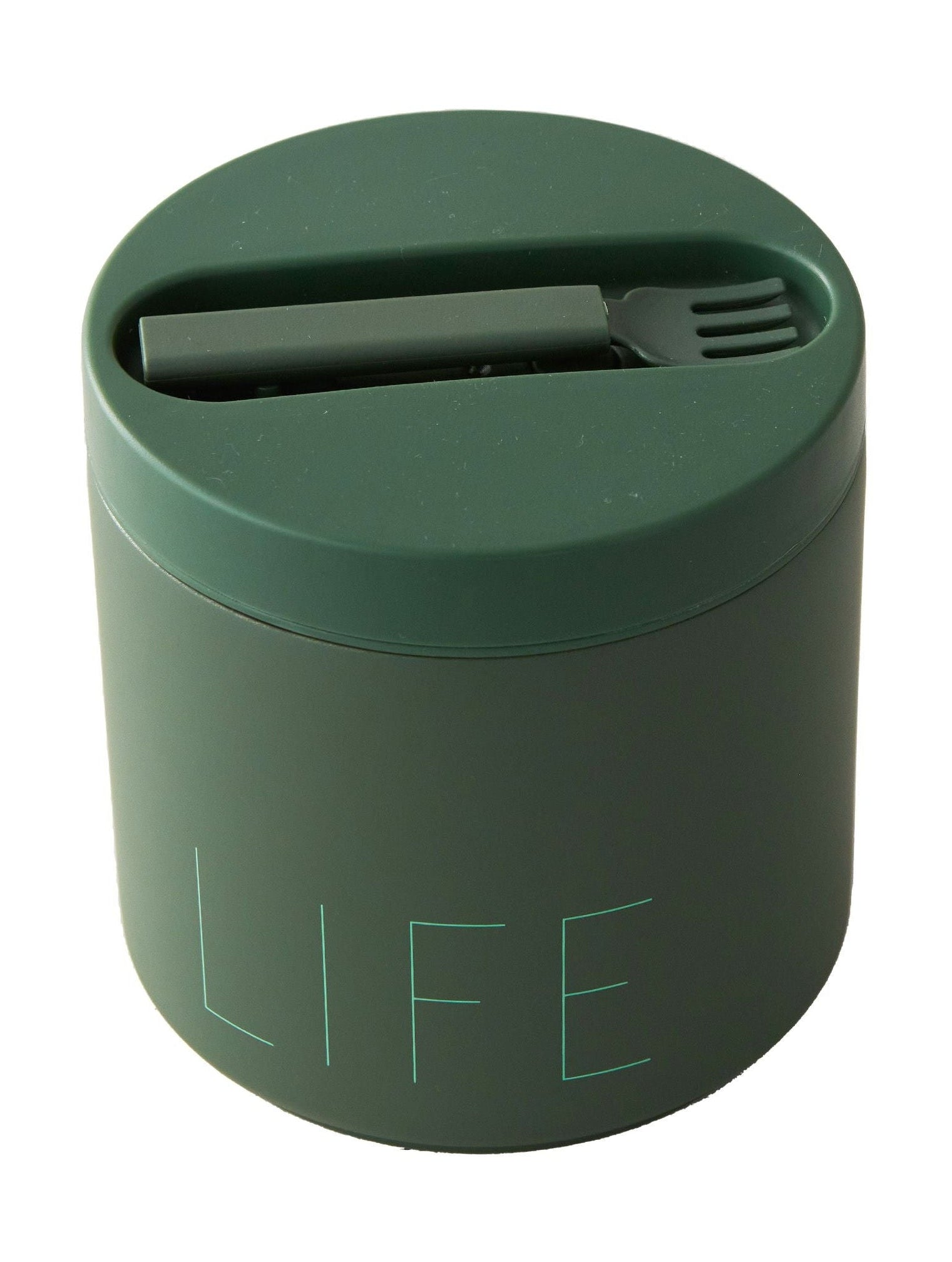 Lettres de conception Thermos Lunchbox Large, Myrtle Green