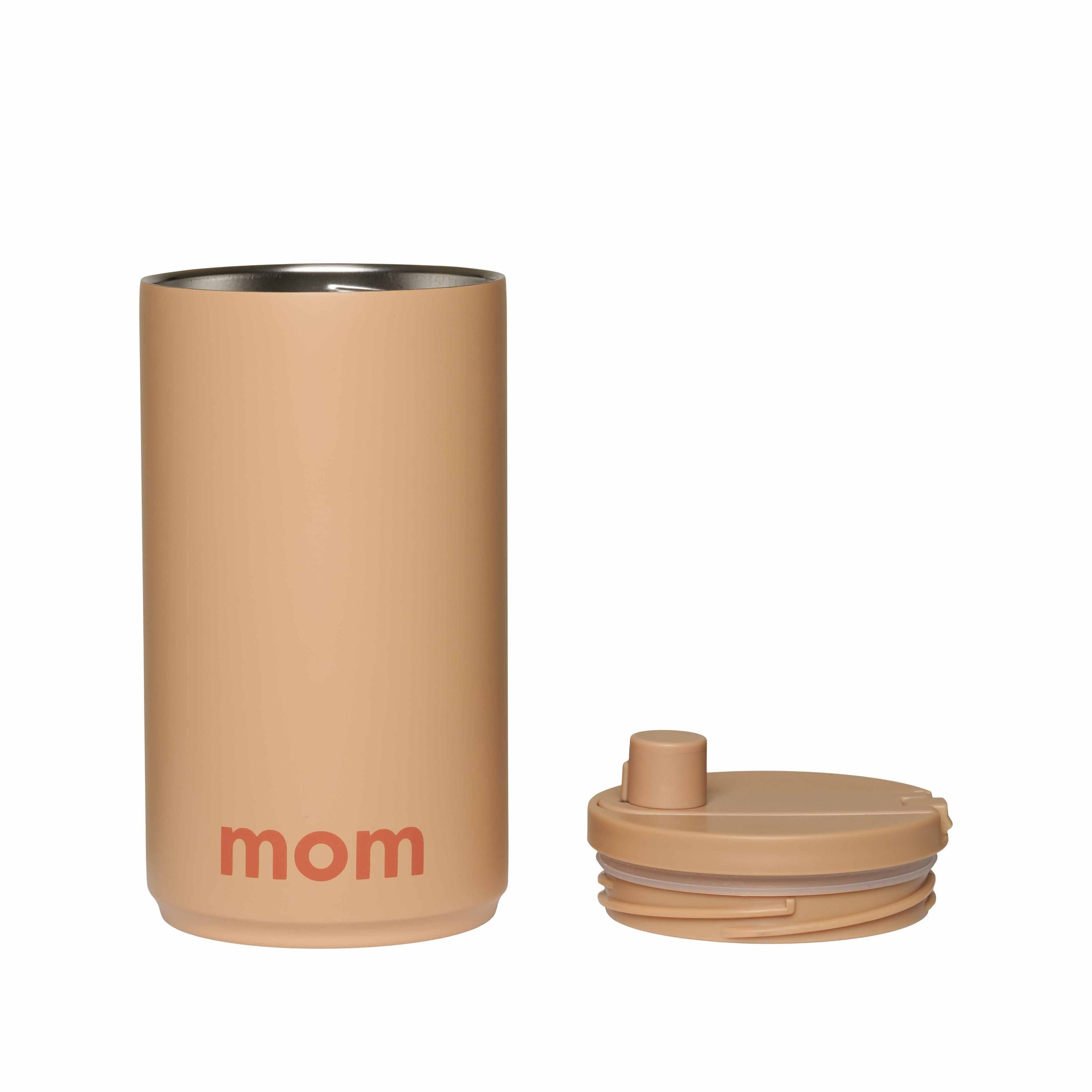 Letras de diseño Viajes Thermo Taza 350 ml beige, mamá