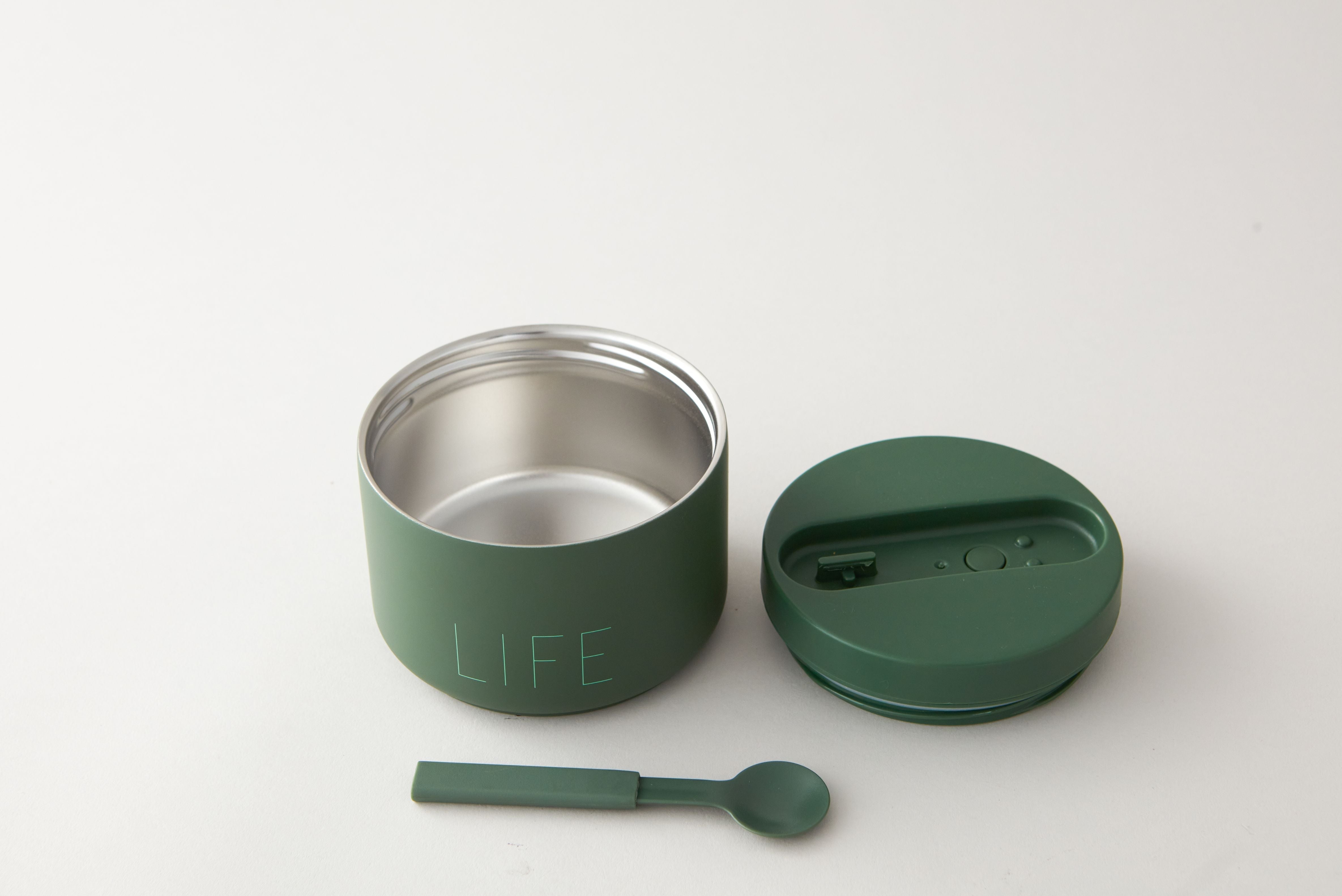 Lettres de conception Travel Thermo Lunchbox 330 ml, Myrtle Green