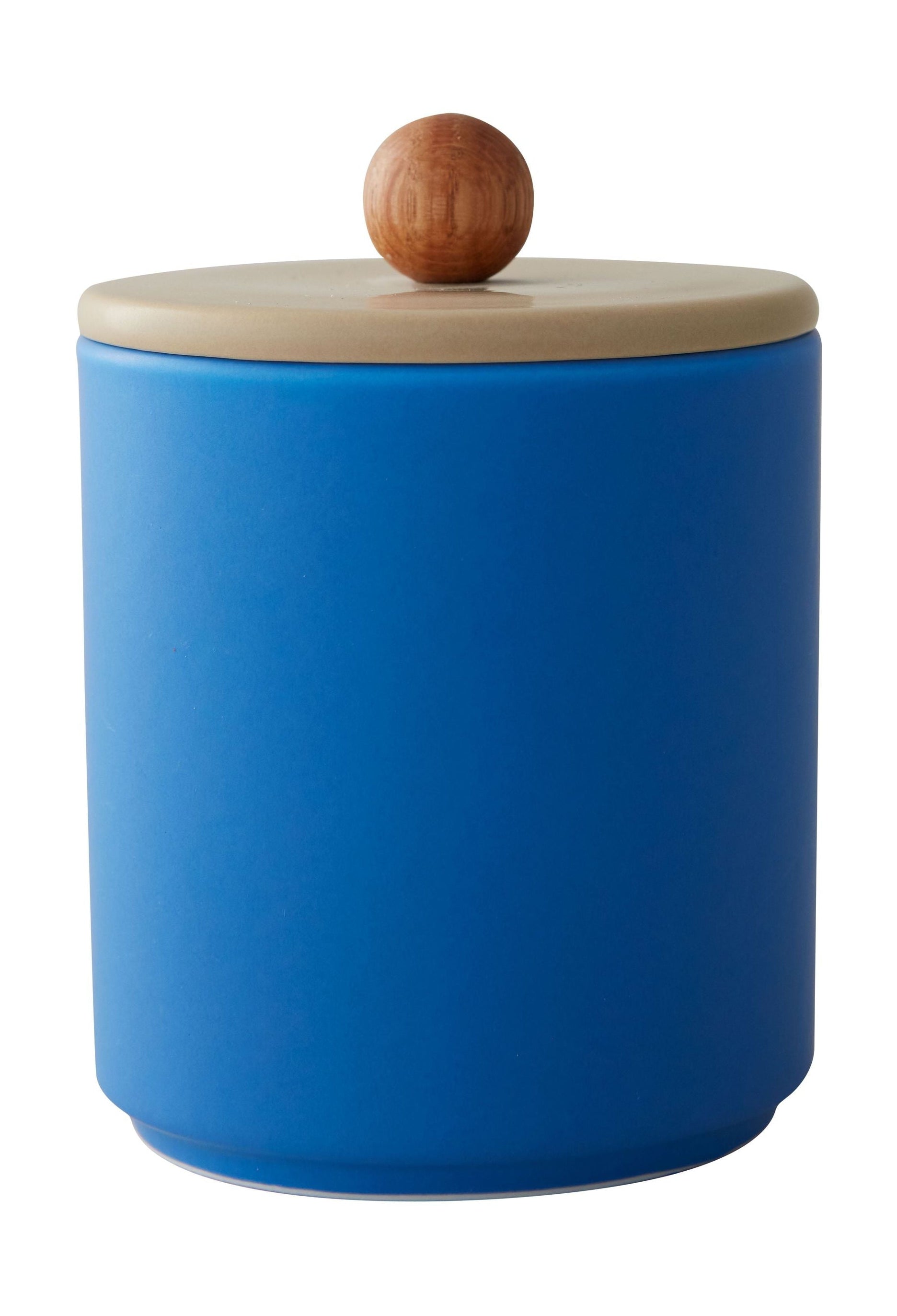 Jar au trésor des lettres de conception, bleu cobalt