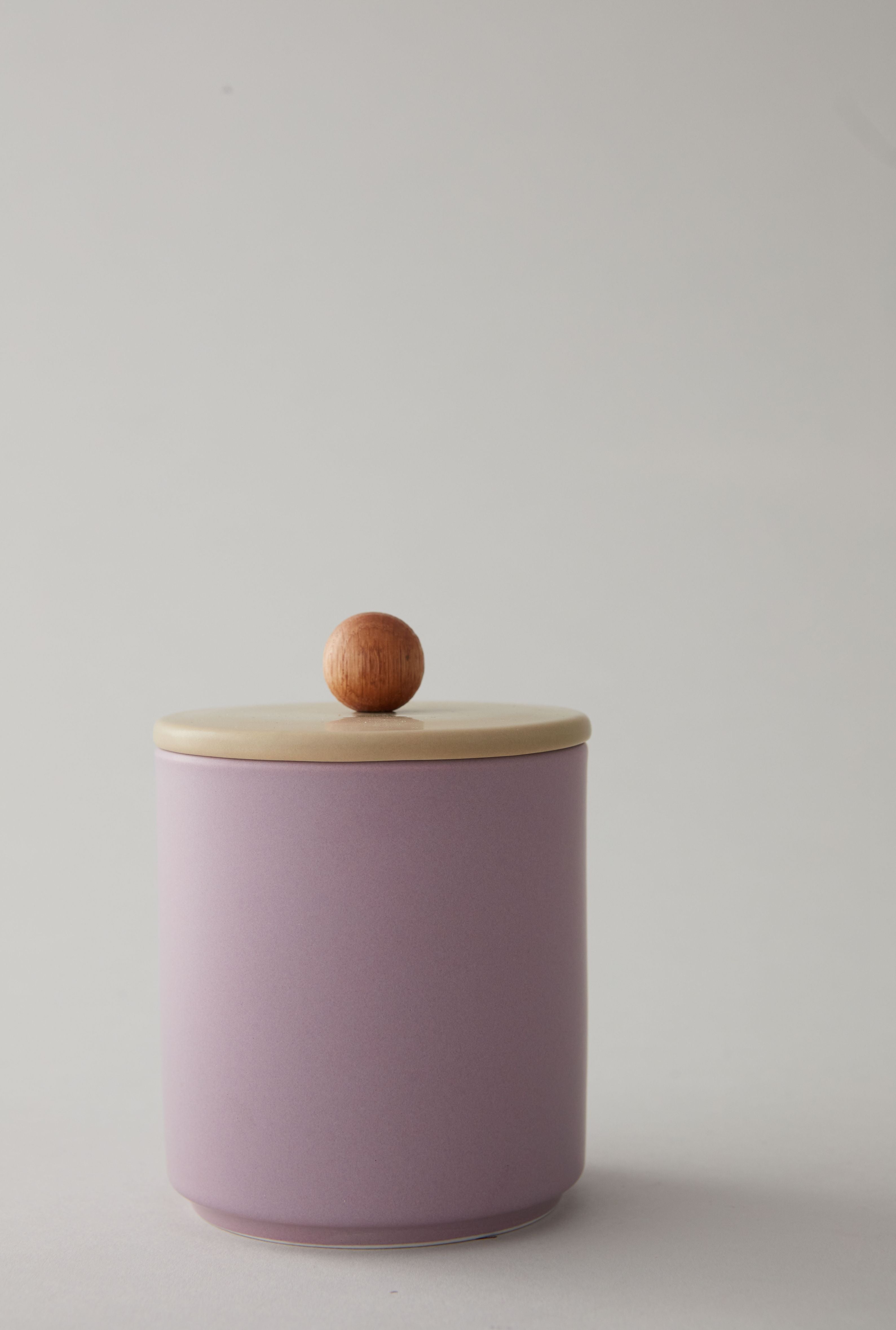 Design Letters Treasure Jar, Lavendel/Beige