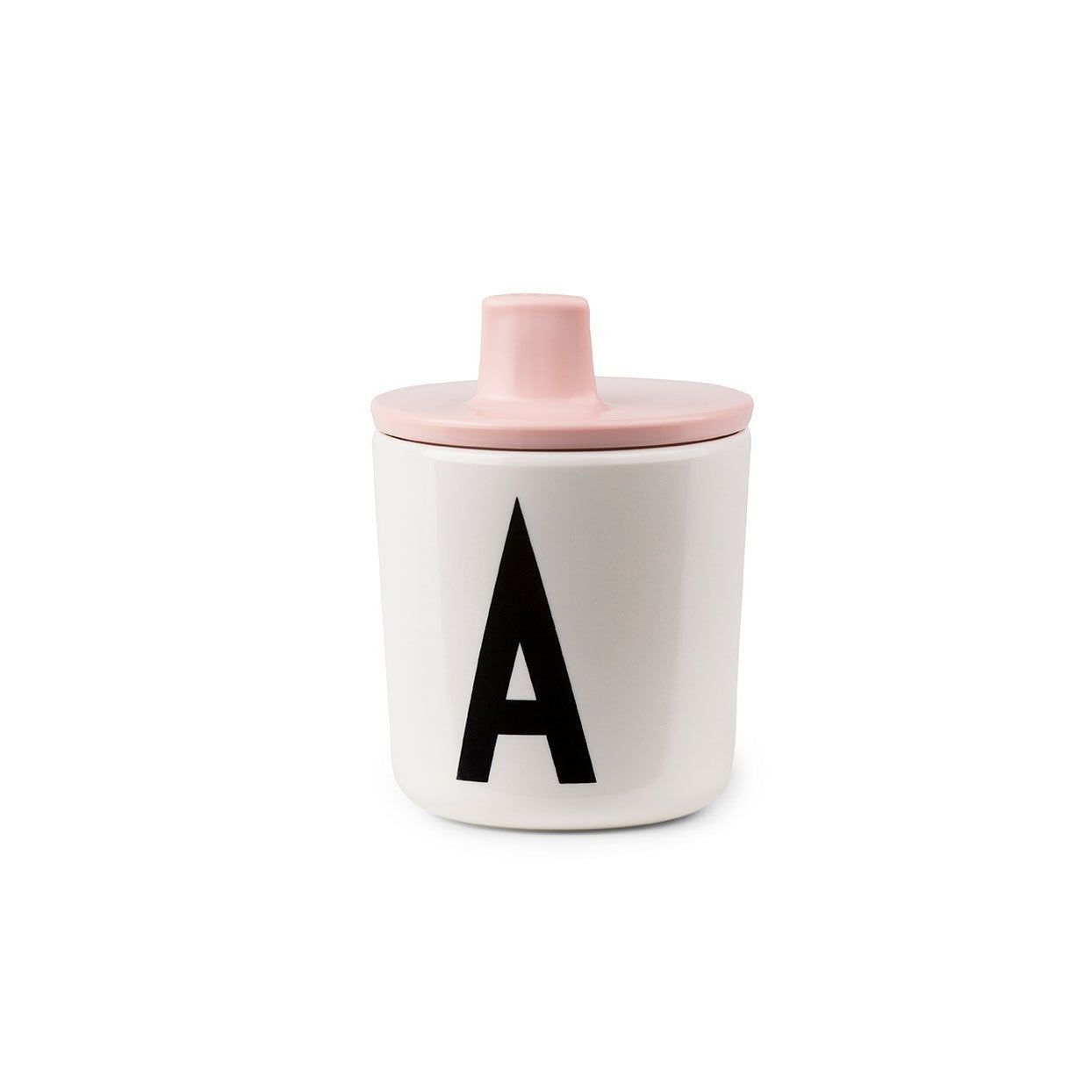 Letras de diseño Tapa de bebida para ABC Melamine Cup, Pink