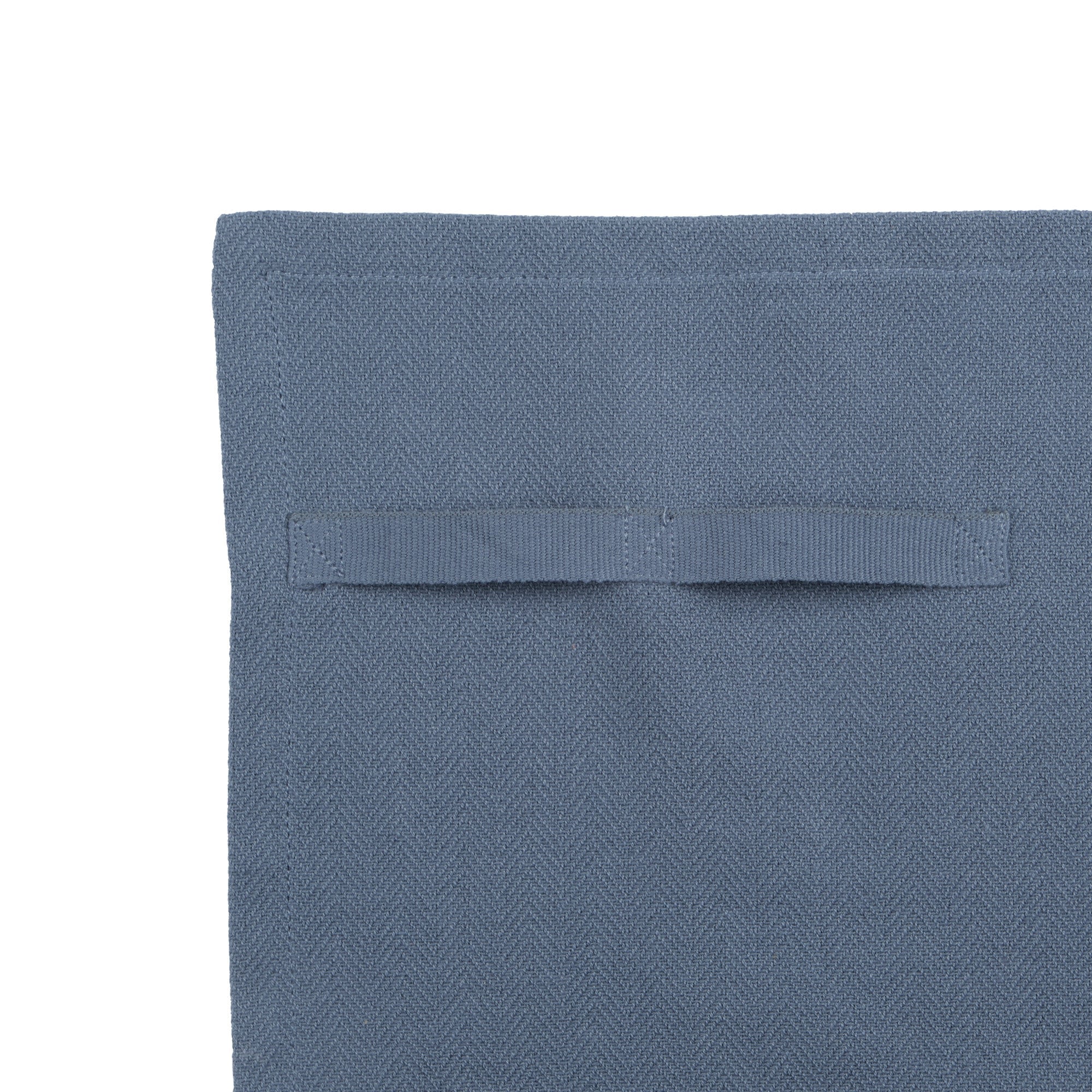 Les serviettes de dîner de compagnie biologique, bleu gris