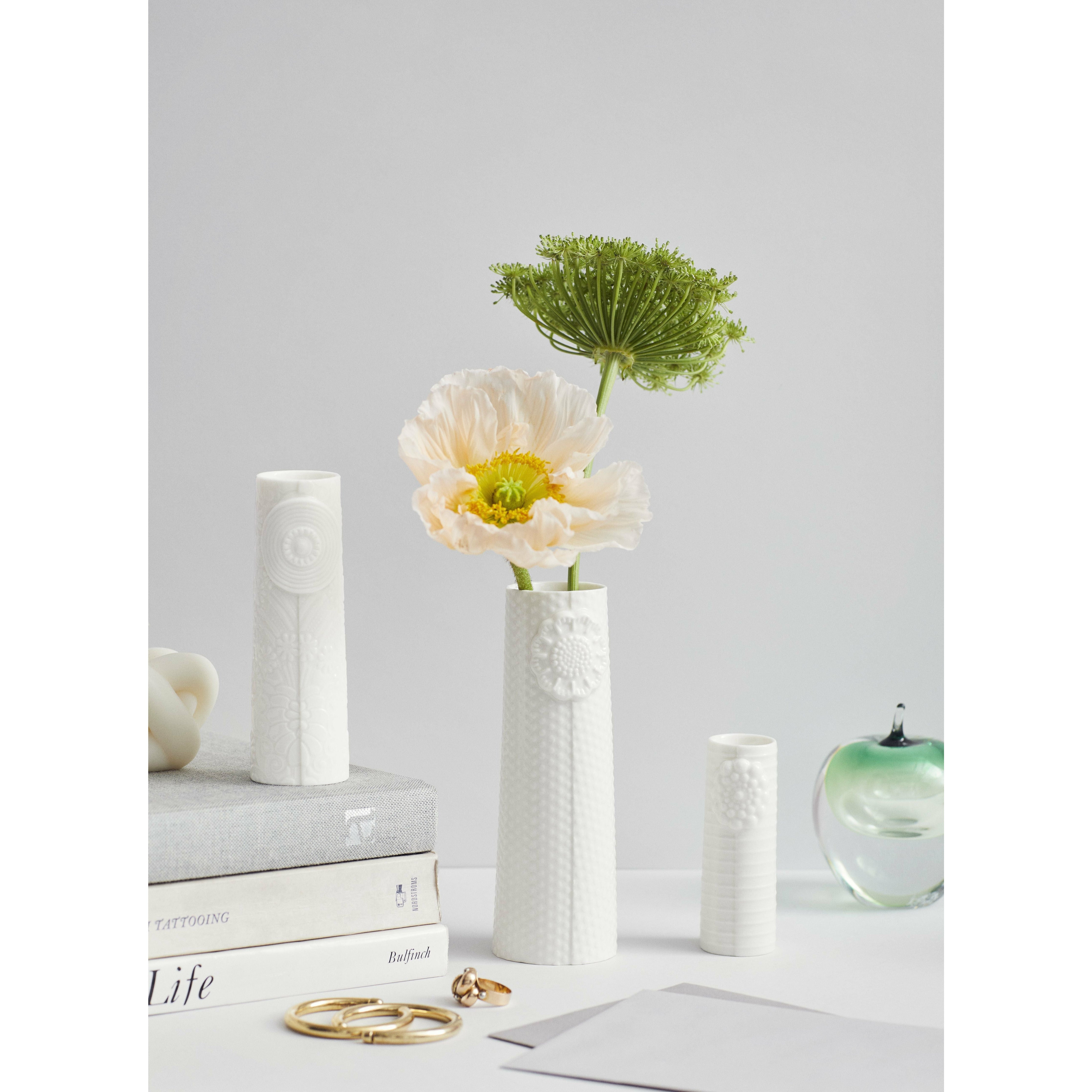 Dottir Pipanella Flock Clean Linen Vase Ensemble de 3 (Mini / Lille / Stor)