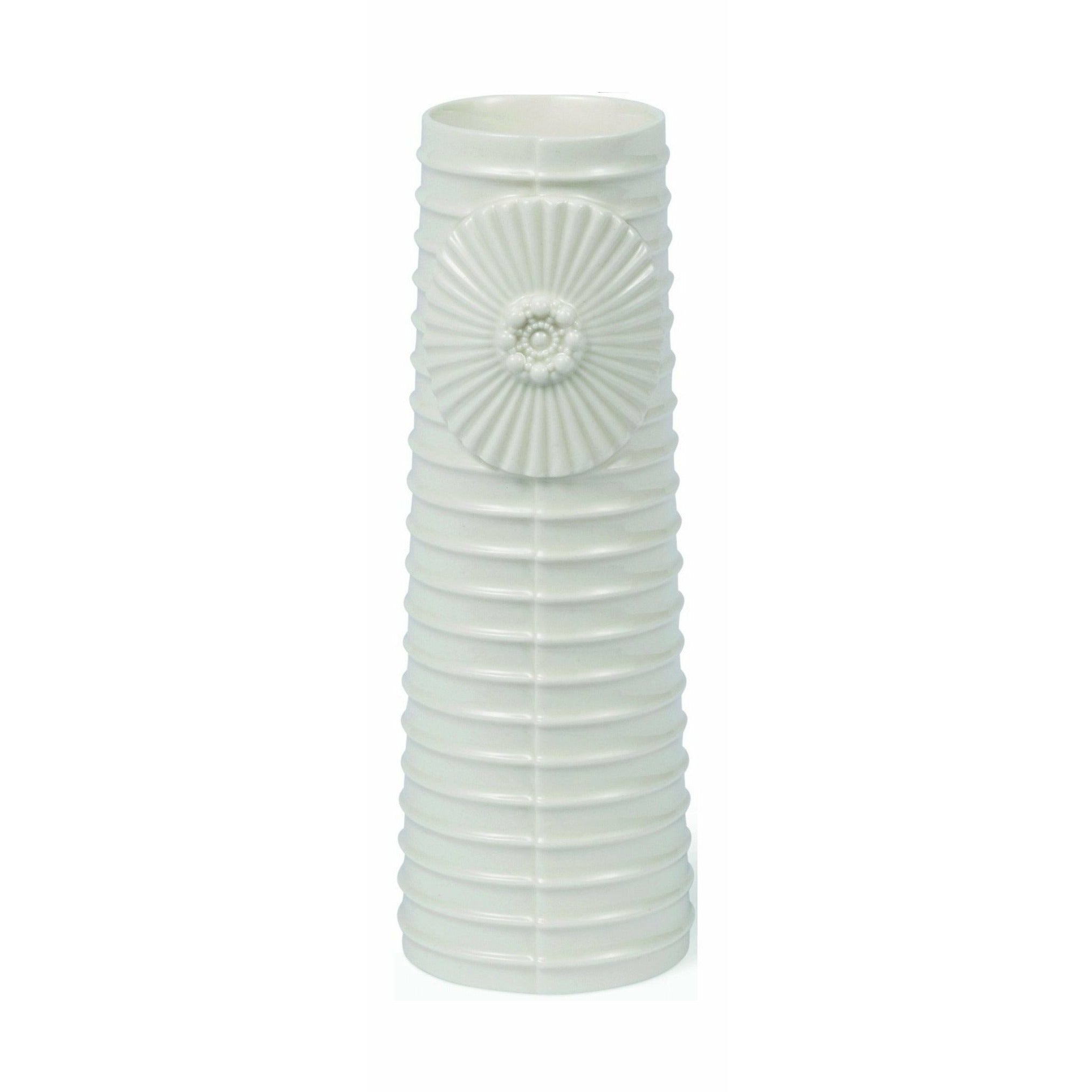 Dottir Pipanella Lignes Vase blanc, 16,5cm