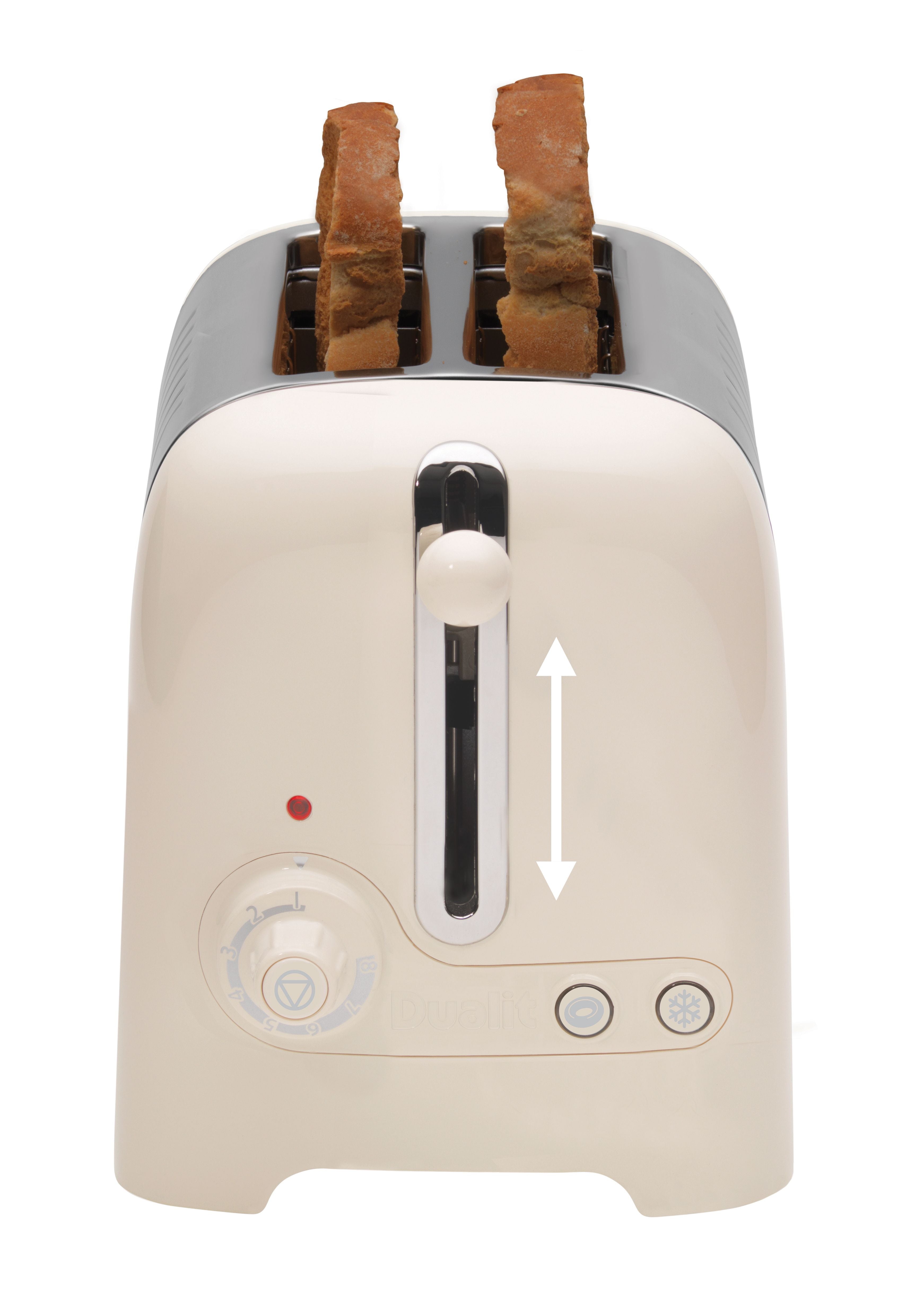 Dualit Lite Toaster 2 Slot, crème