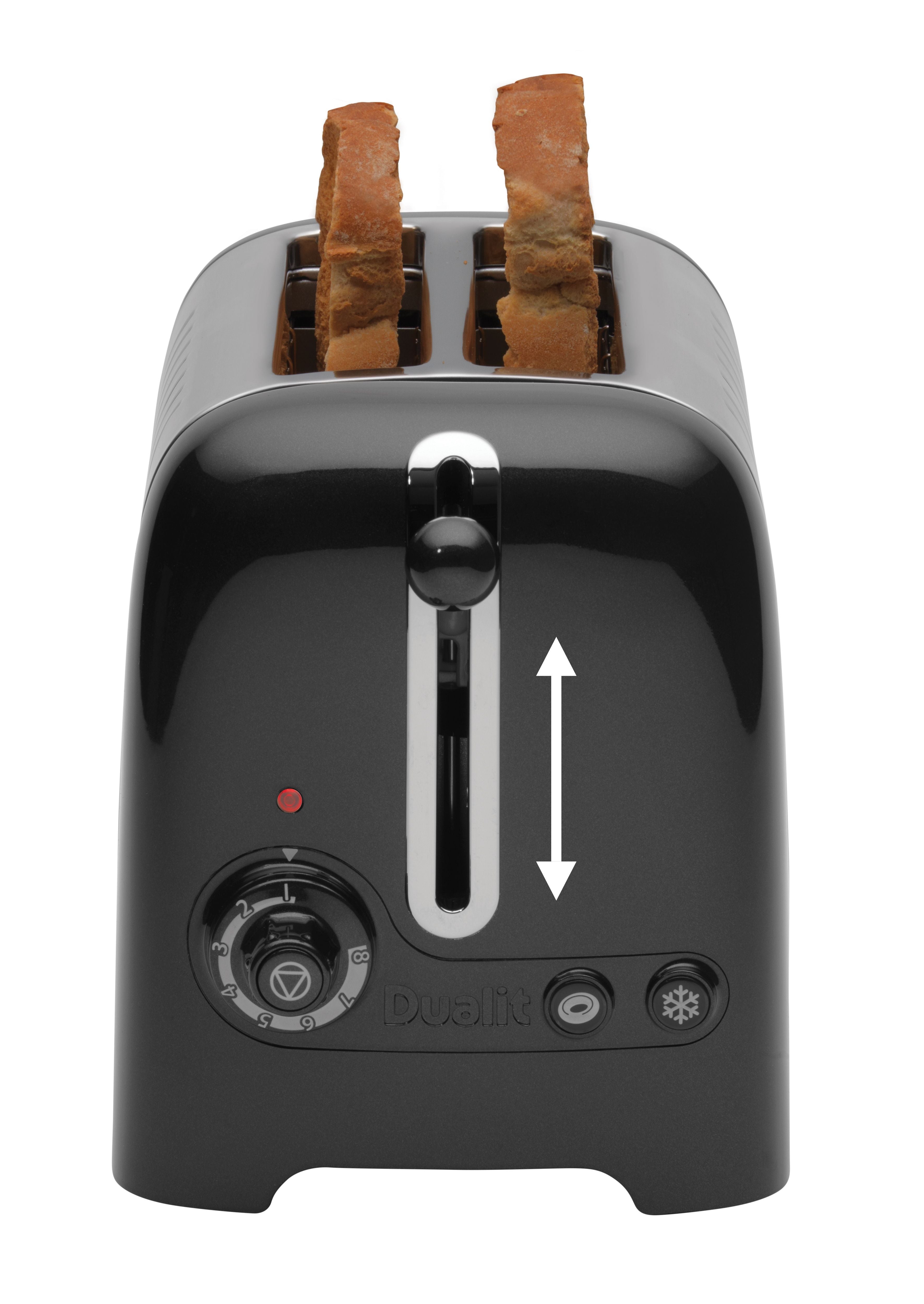 Dualit Lite Toaster 2 Slot, schwarz