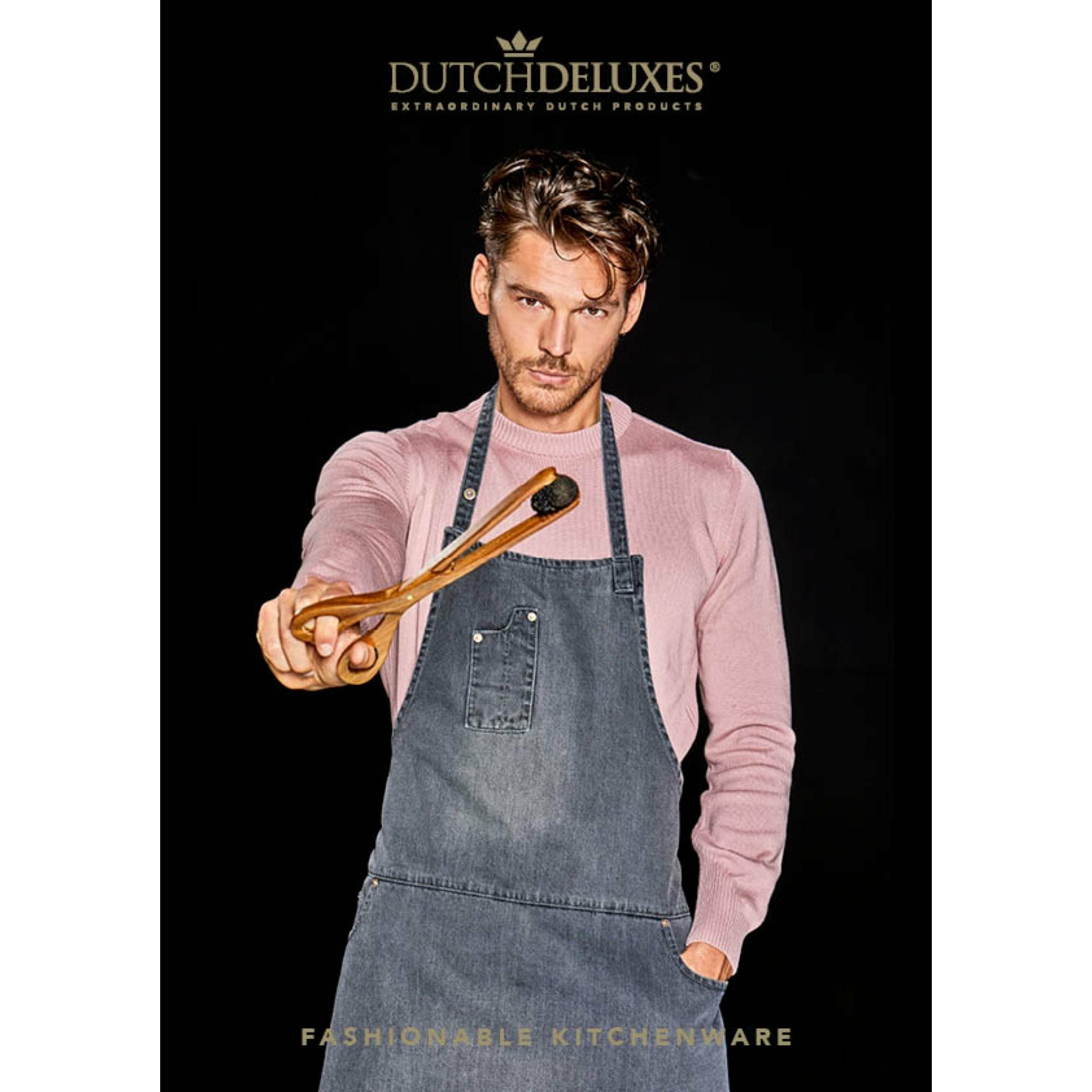 DutchDeluxes Five Pocket Apron Comfort Fit, vasket grå