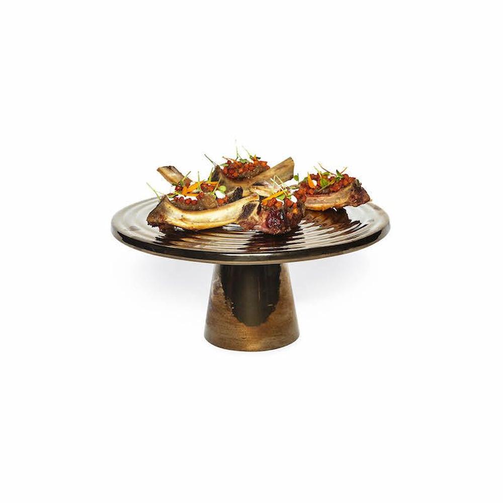 DutchDeluxes Cake Stand Ø 25 cm, platin