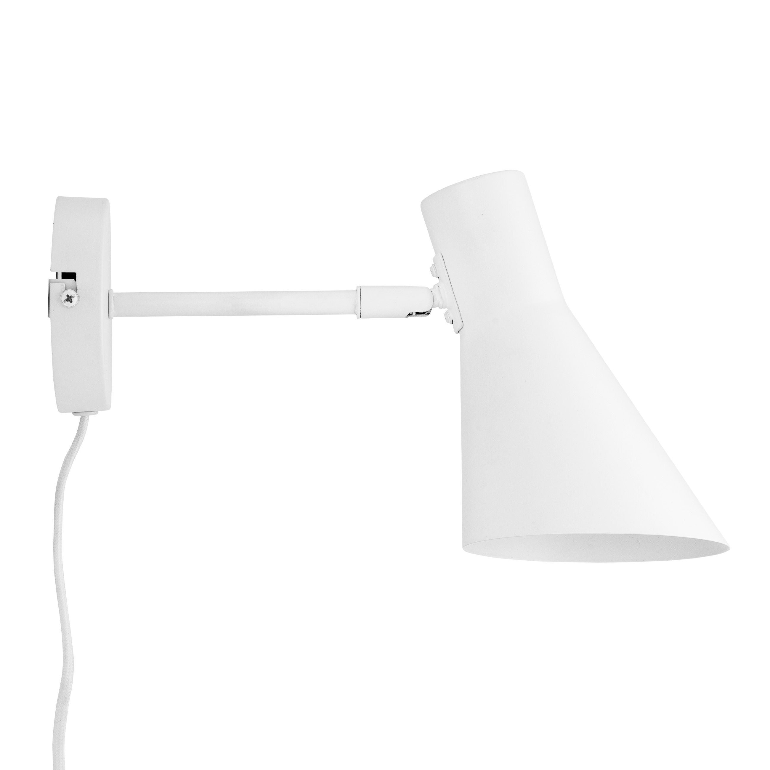 Lámpara de pared Dyberg Larsen DL12, blanco