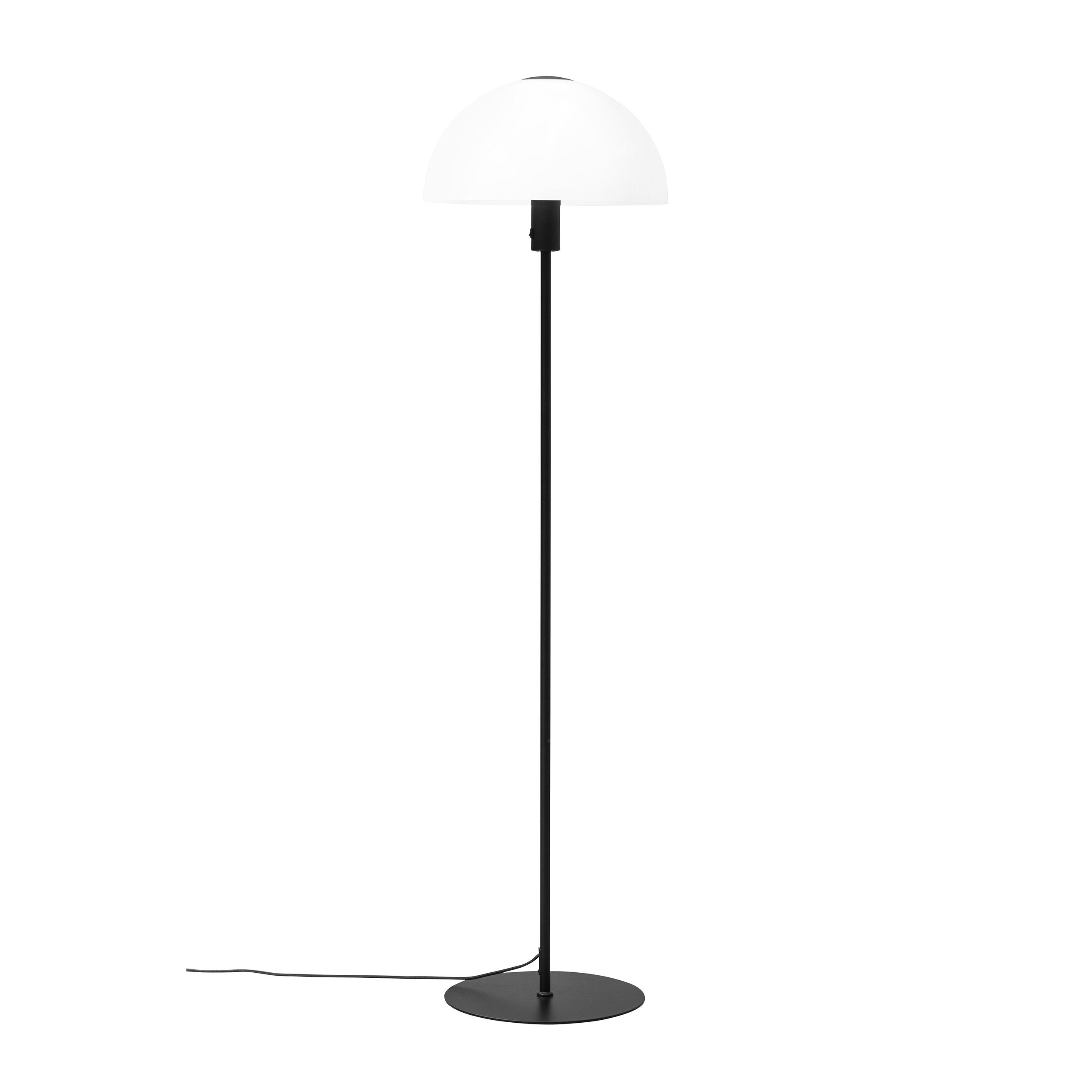 Dyberg Larsen Jazz Stehlampe, Opal/Schwarz