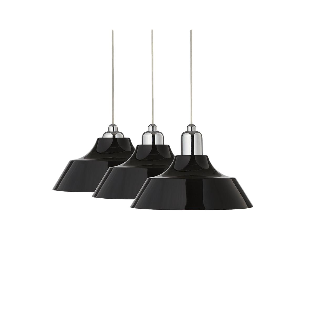 Dyberg Larsen Momentum Pendant Black/Chrome, ø33