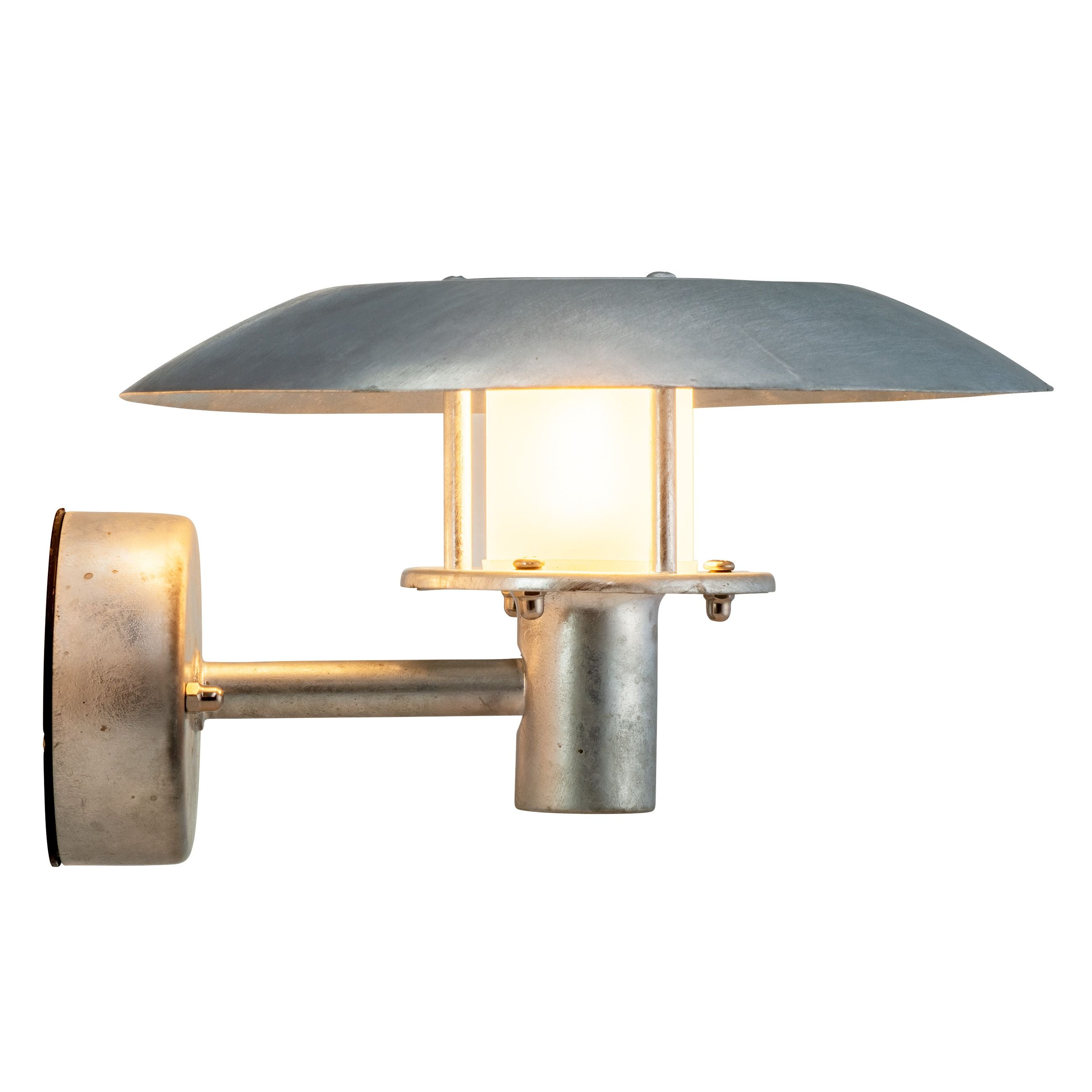 Dyberg Larsen Randers Galvanized Outdoor Wall Lamp