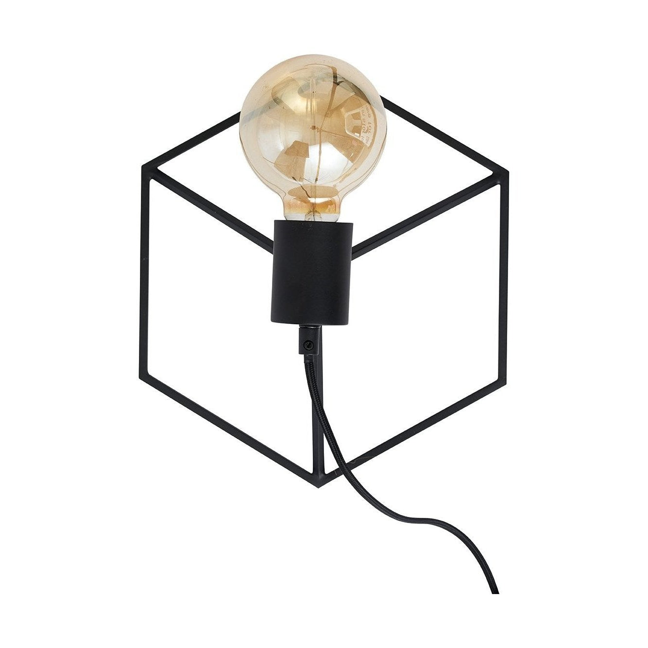 Dyberg Larsen Wall Cube Wall Lamp, svart