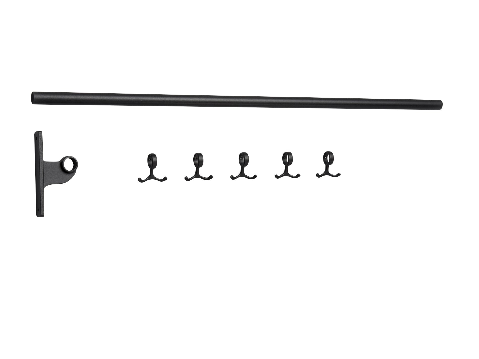 Parte de extensión de diseño de Essem para la barra de gancho de nostalgi, negro