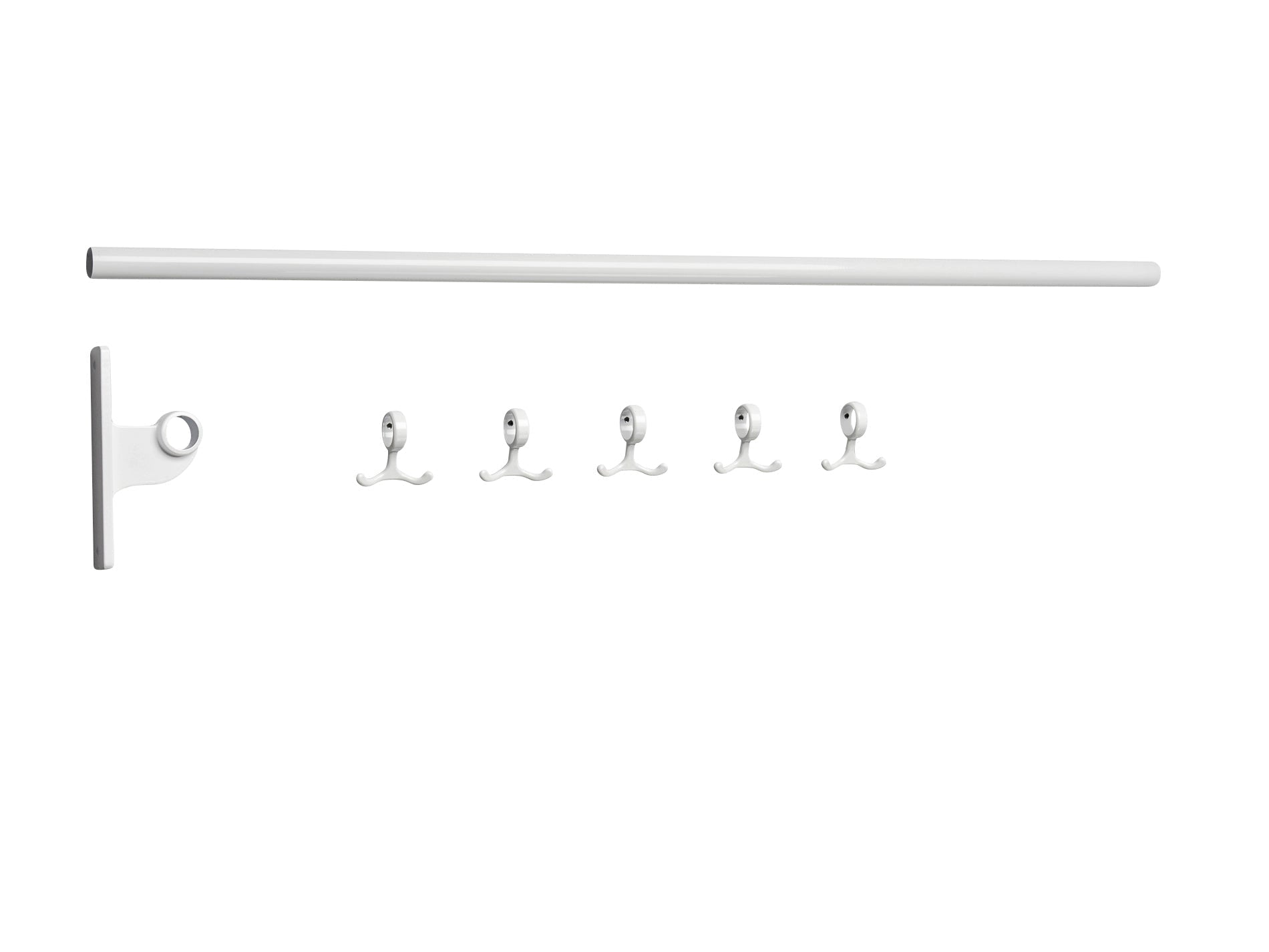 Pièce d'extension de conception Essem pour Nostalgi Hook Bar, blanc