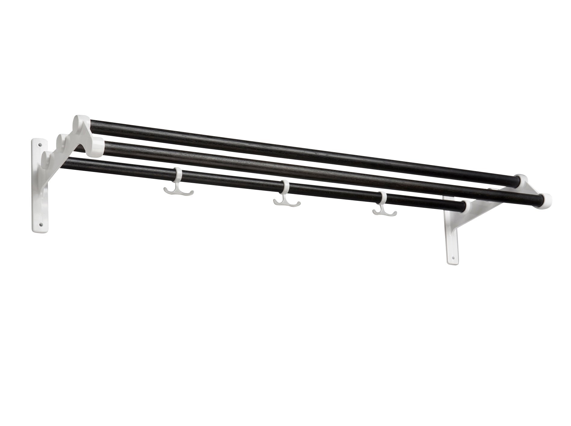 Essem Design Nostalgi 291 Shelf Chêne / aluminium, tachée noire / blanc