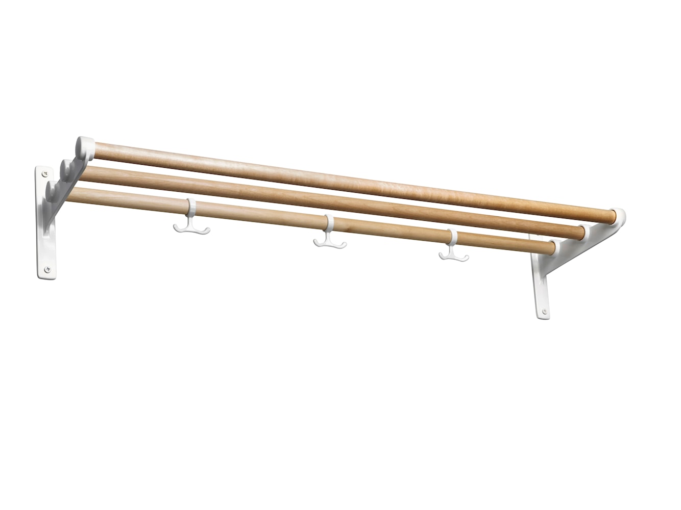 Essem Design Nostalgi Hat Shelf / Shoe Rack Rack Birch, blanc