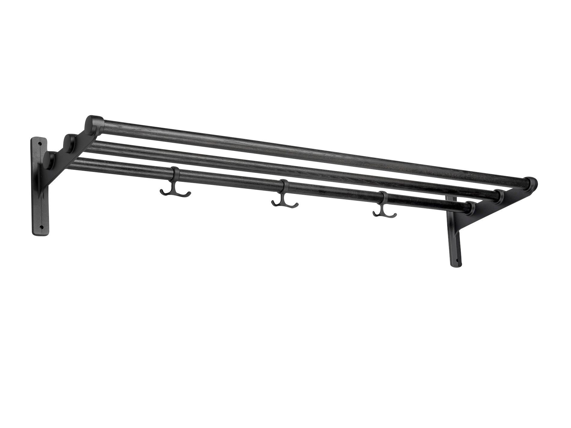 Essem Design Nostalgi Shelf / Shoe Rack Chak, Black Tloorn / Black