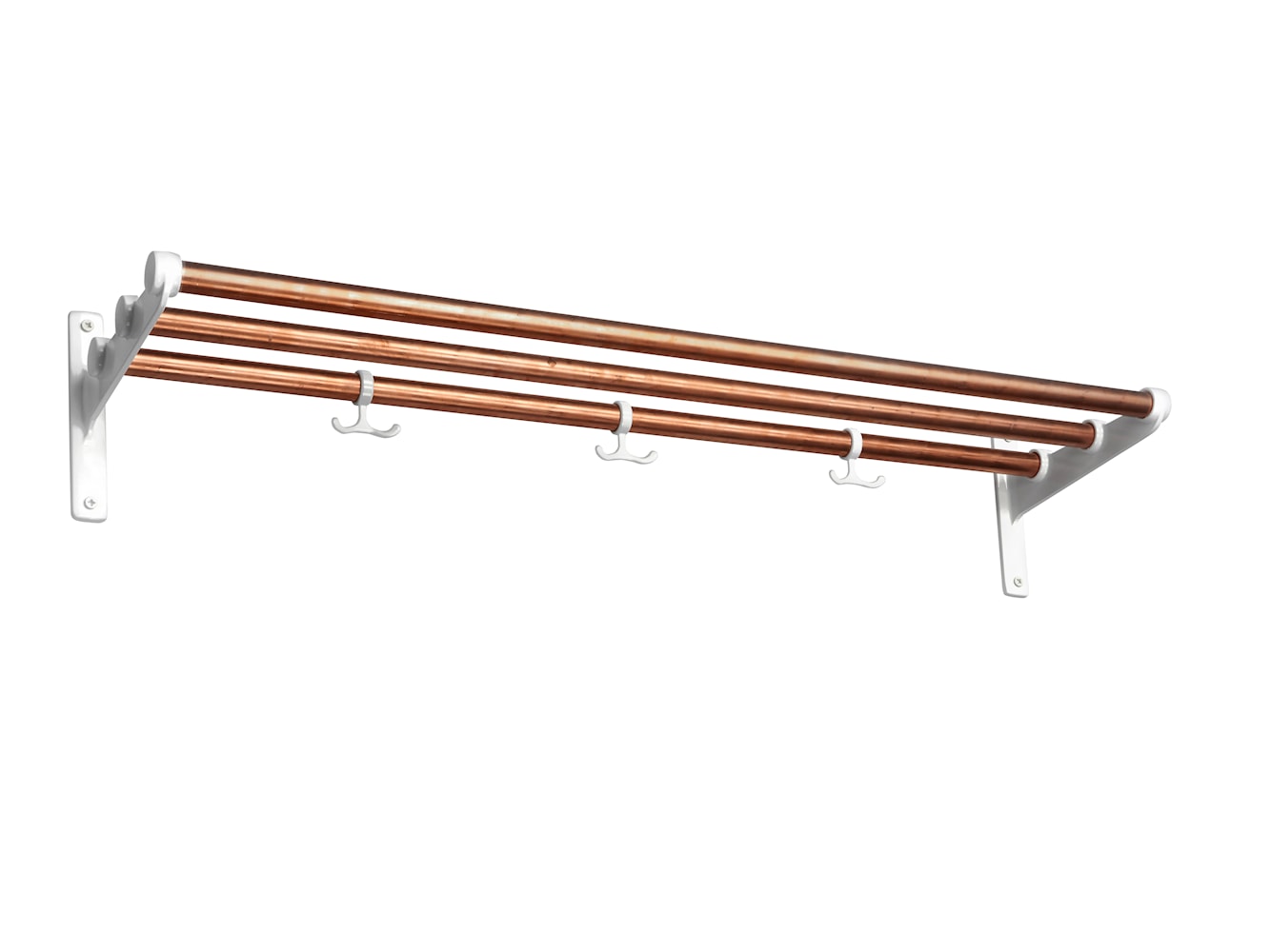 Design ESSEM NOSTALGI HATH SHAFT/Shoe Rack Copper, blanco