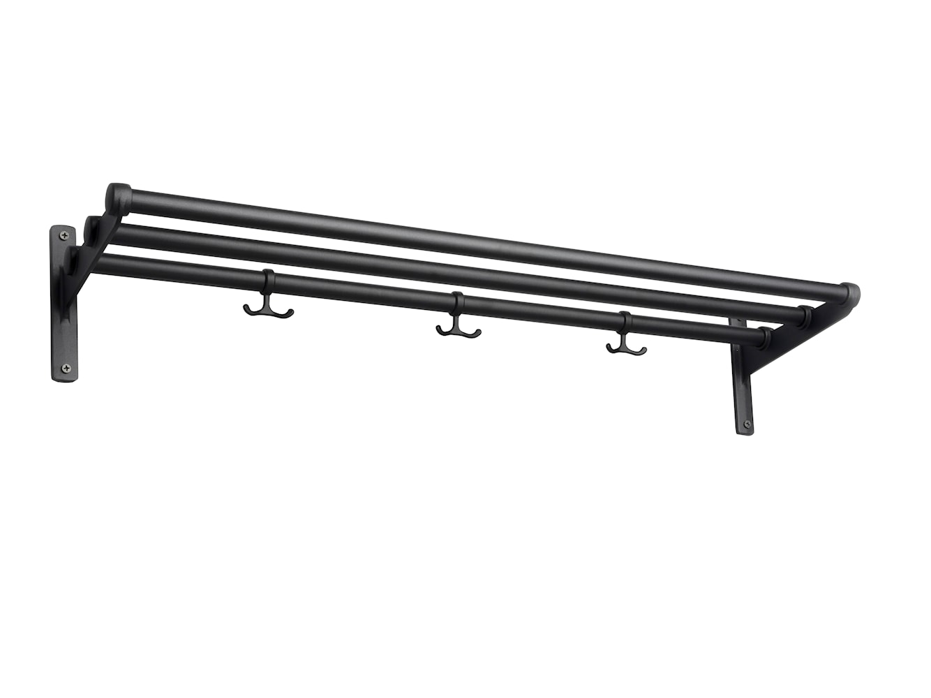 Essem Design Nostalgi Hatshelf/Schuh Rack, schwarz