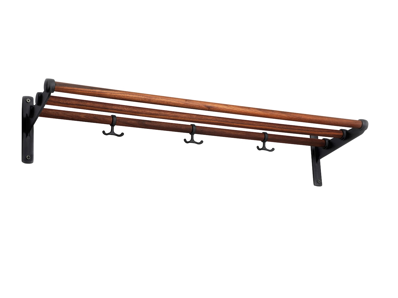 Essem Design Nostalgi Shoe Rack Walnut, Black