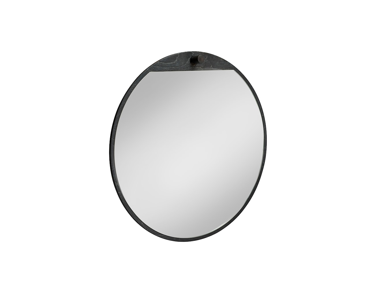 Essem Design Tillbakablick Mirror Round, schwarz