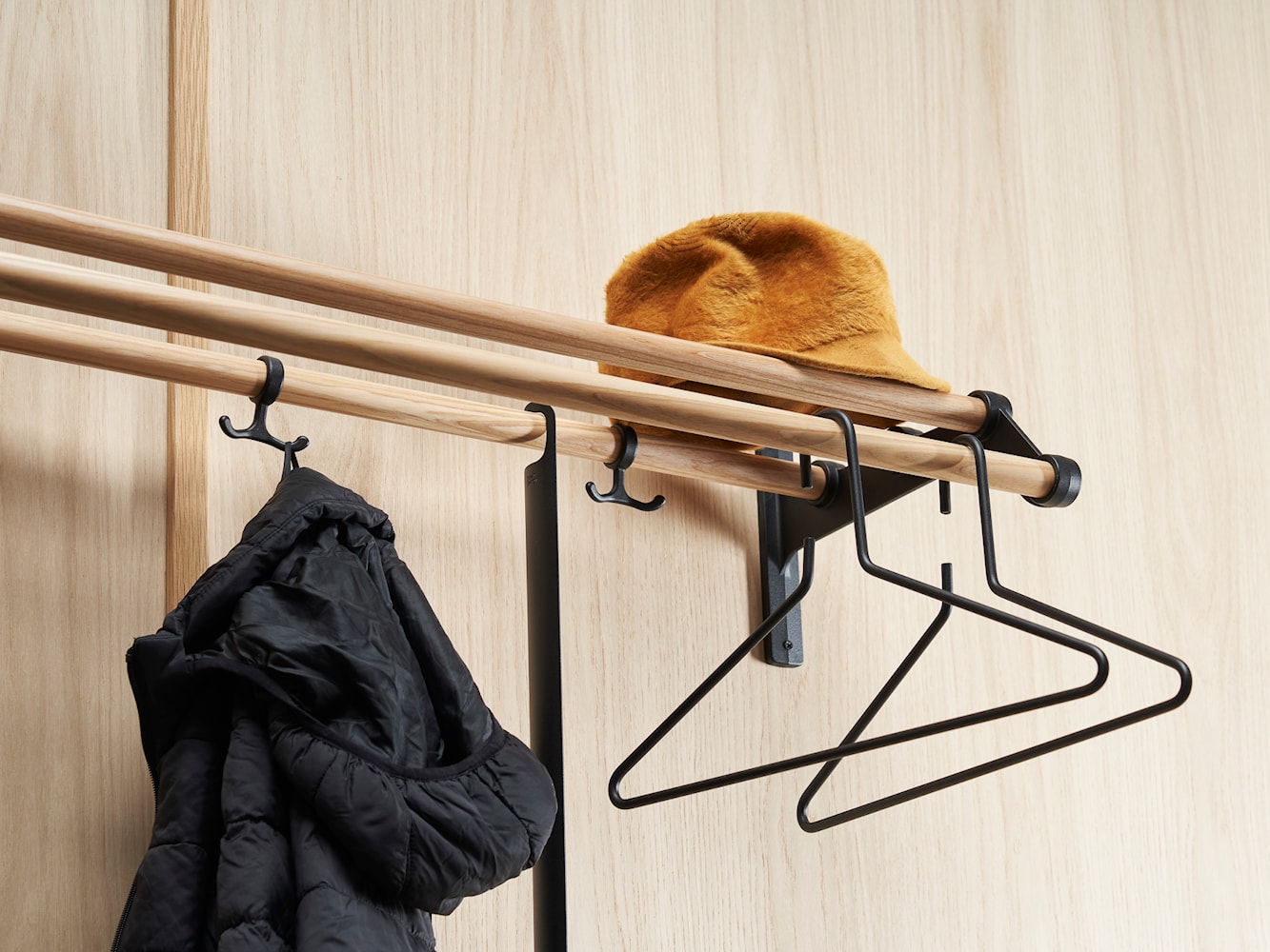 Essem Design Triangle Coat Hanger, Black