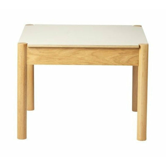 Table basse FDB Møbler C44 60x60 cm, gris naturel / beige