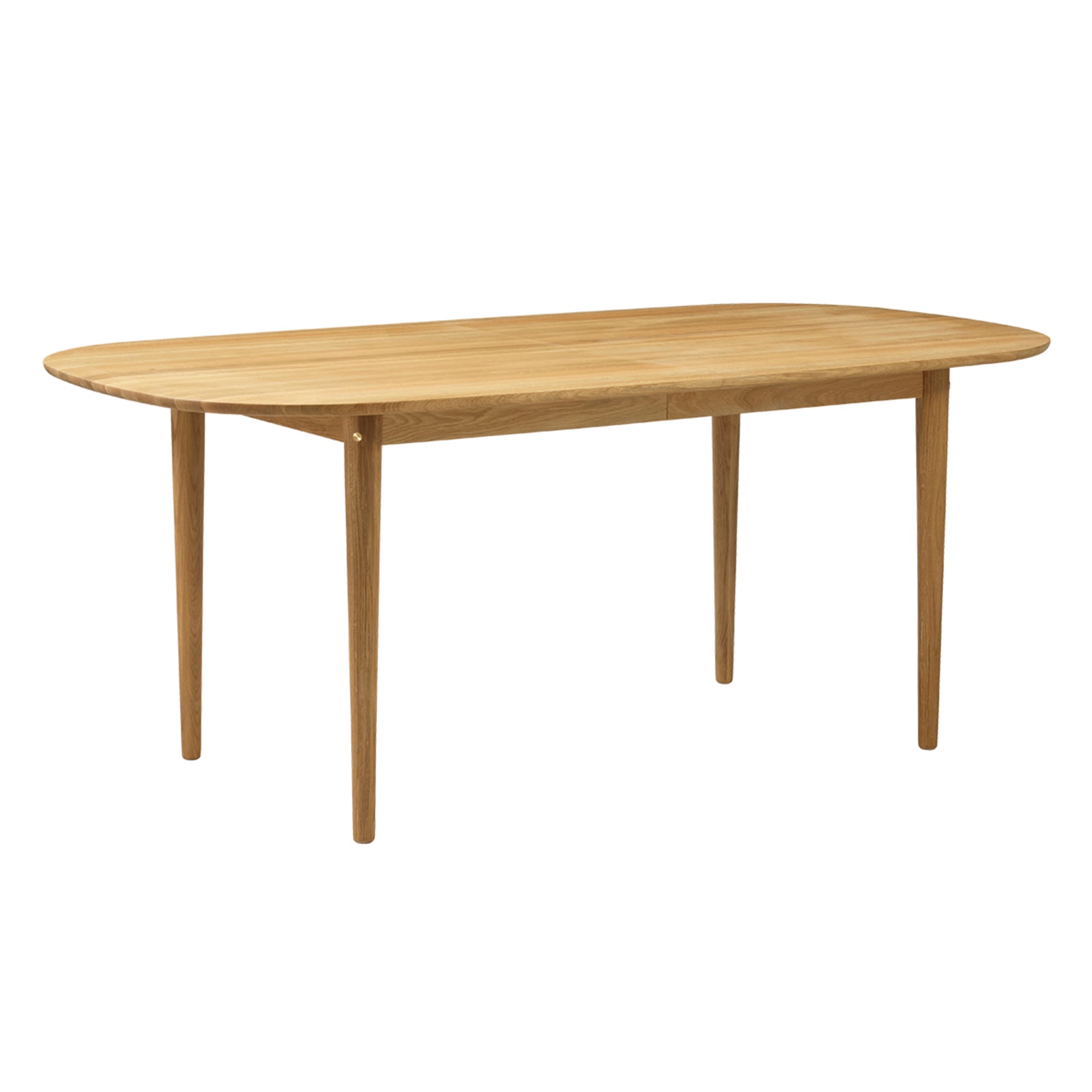 FDB Møbler C63 E Table à manger avec fonction de traction, chêne