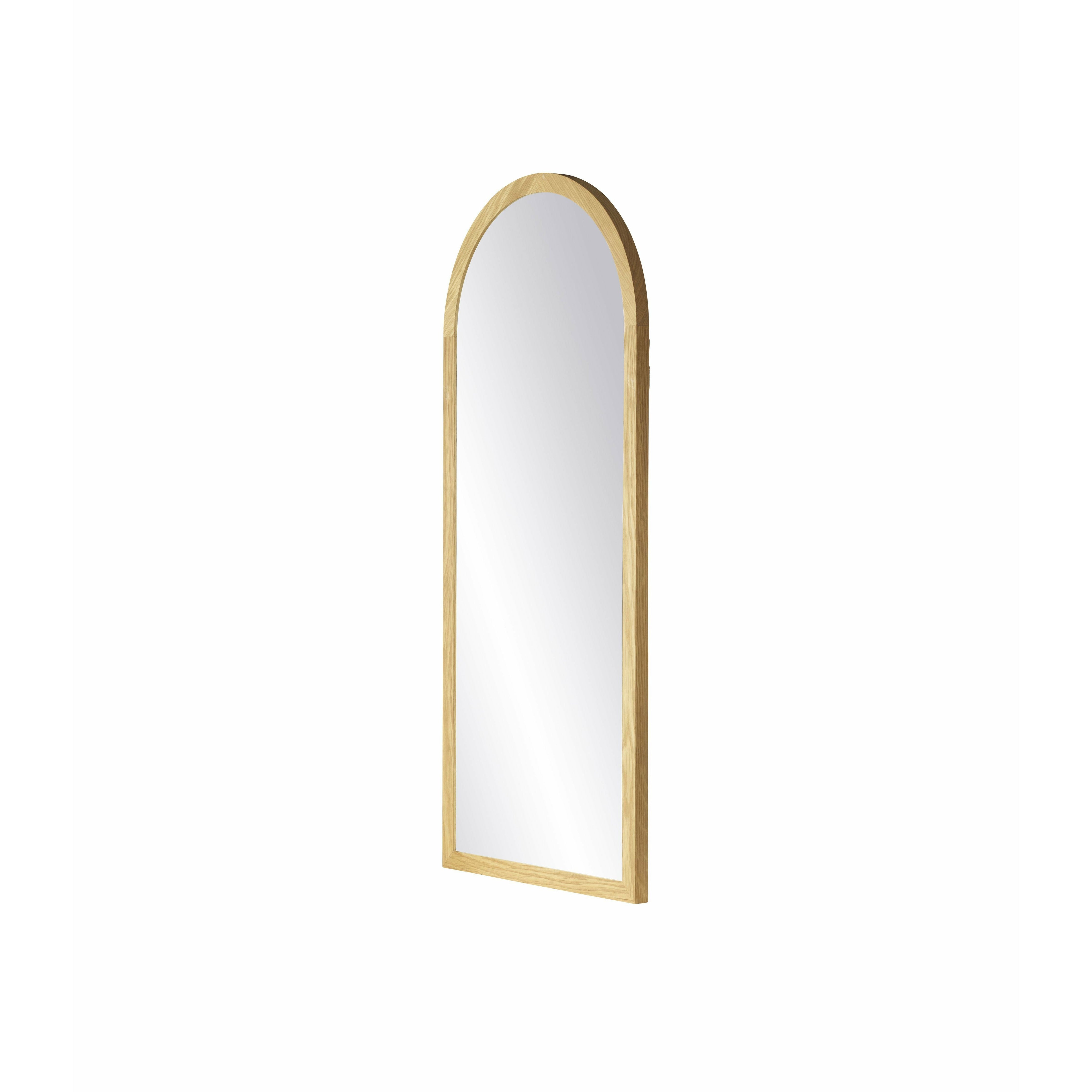 FDB Møbler I2 Mossø Mirror 90x40 cm, natürlicher Braun