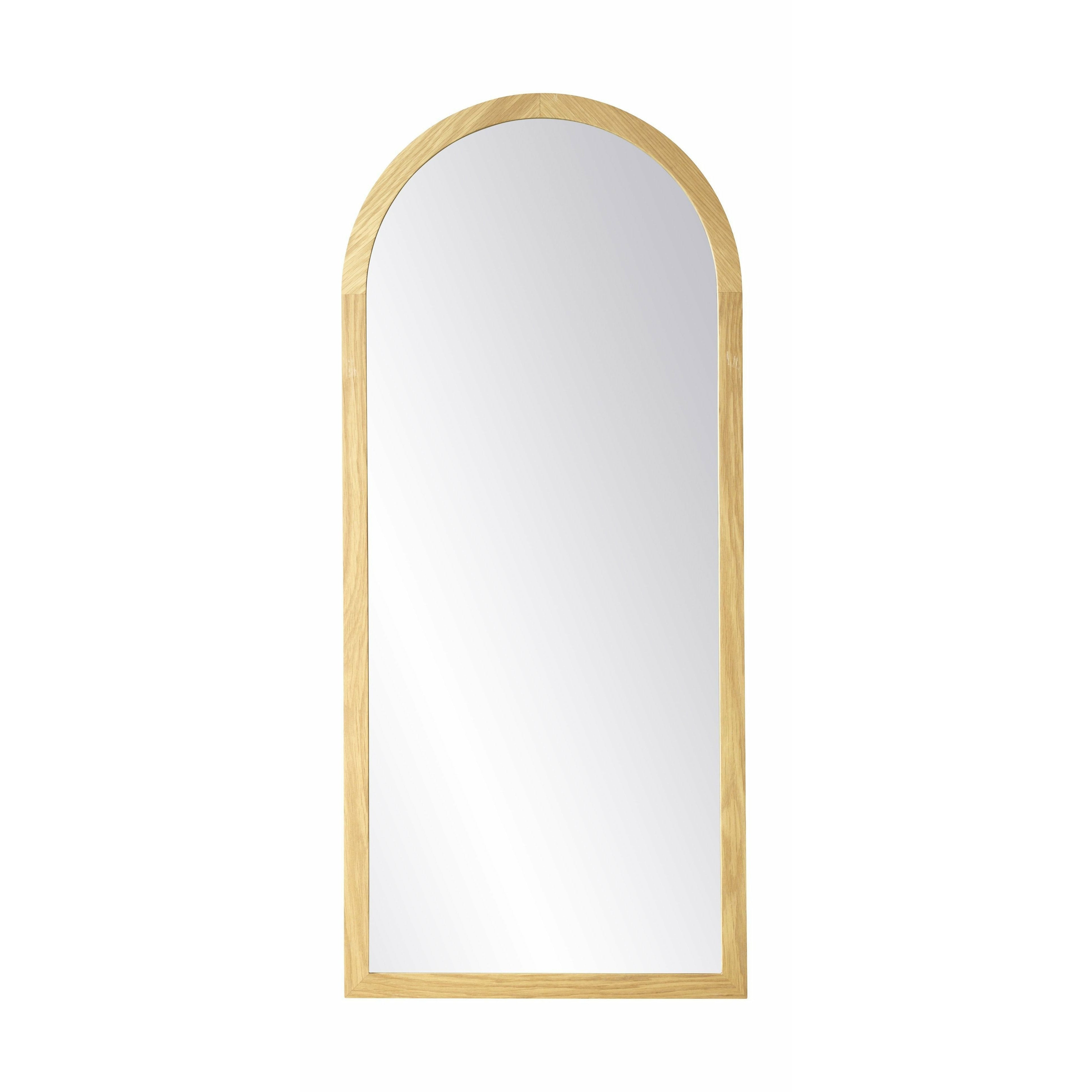 FDB Møbler I2 Mossø Mirror 90x40 cm, natürlicher Braun