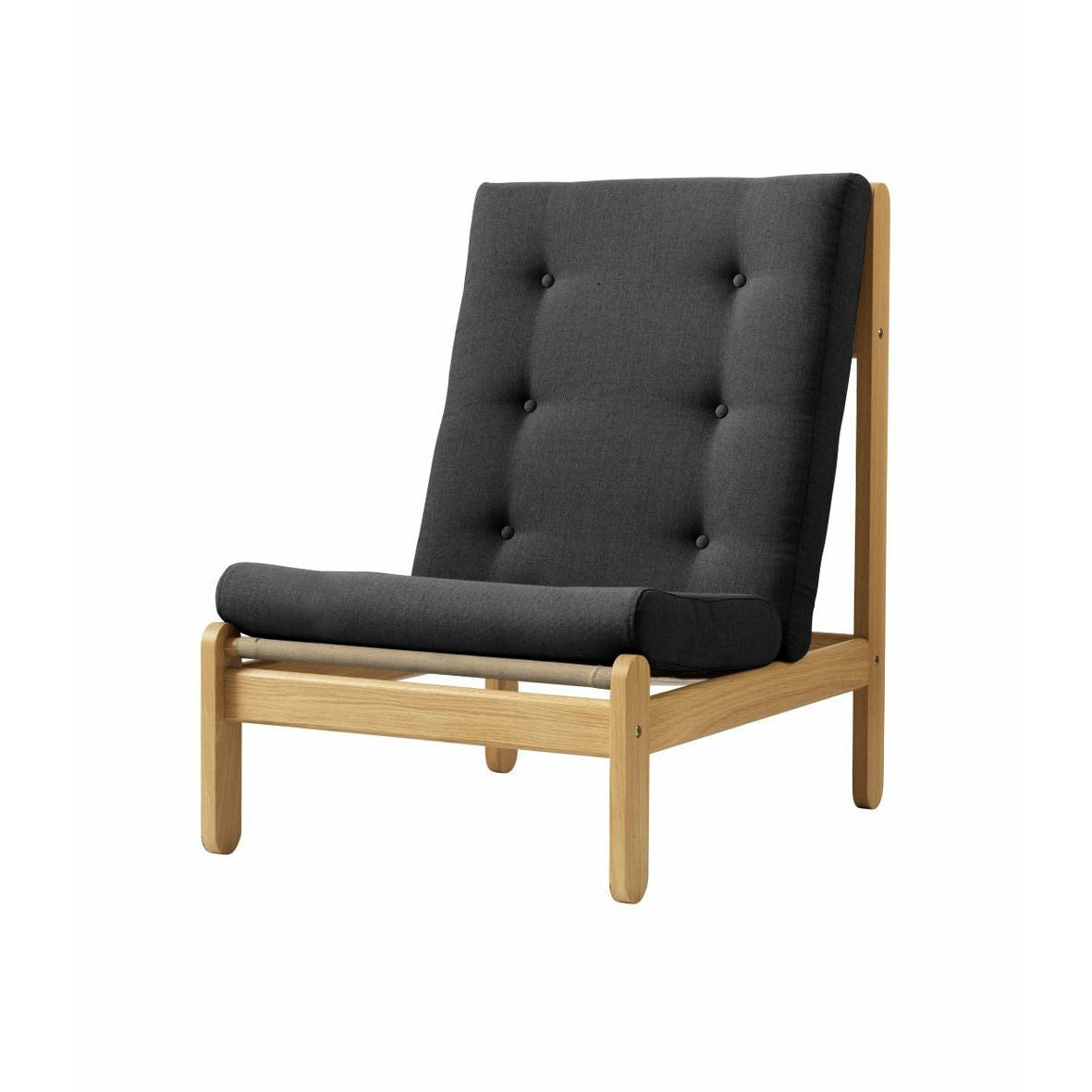Fdb Møbler J112 Chair, Dark Grey 60153