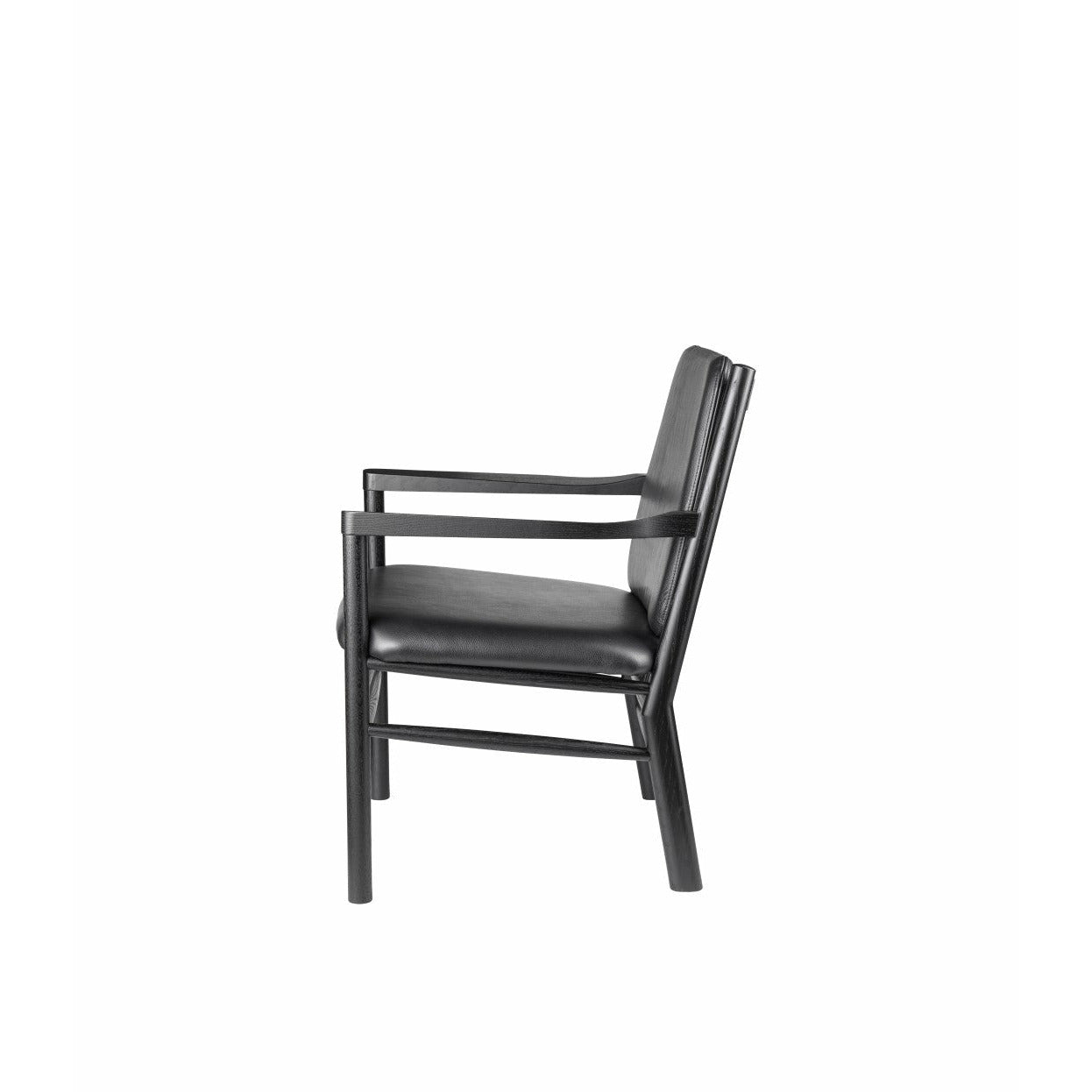 FDB Møbler J147 fauteuil, noir / noir