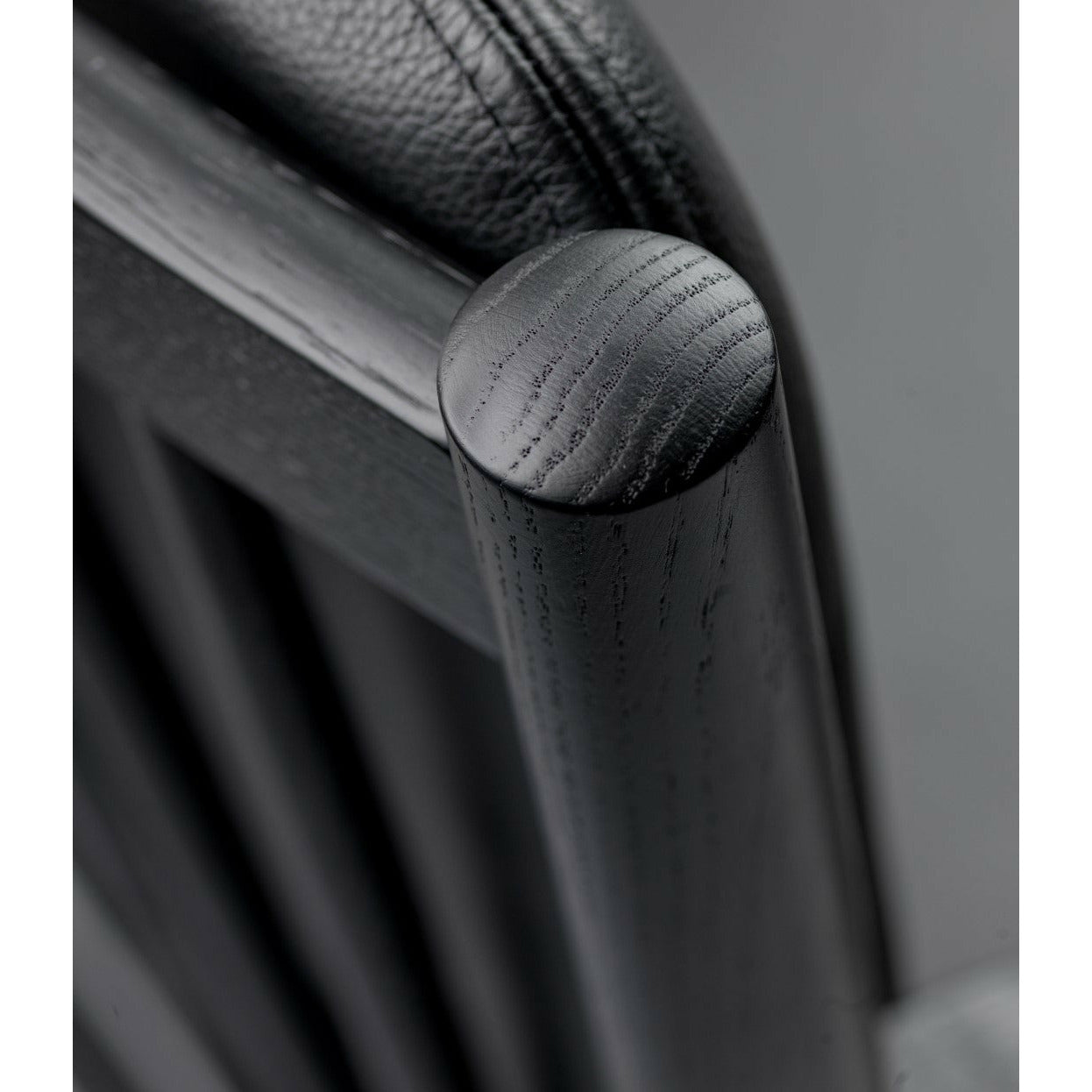 Fdb Møbler J147 Armchair, Black/Black