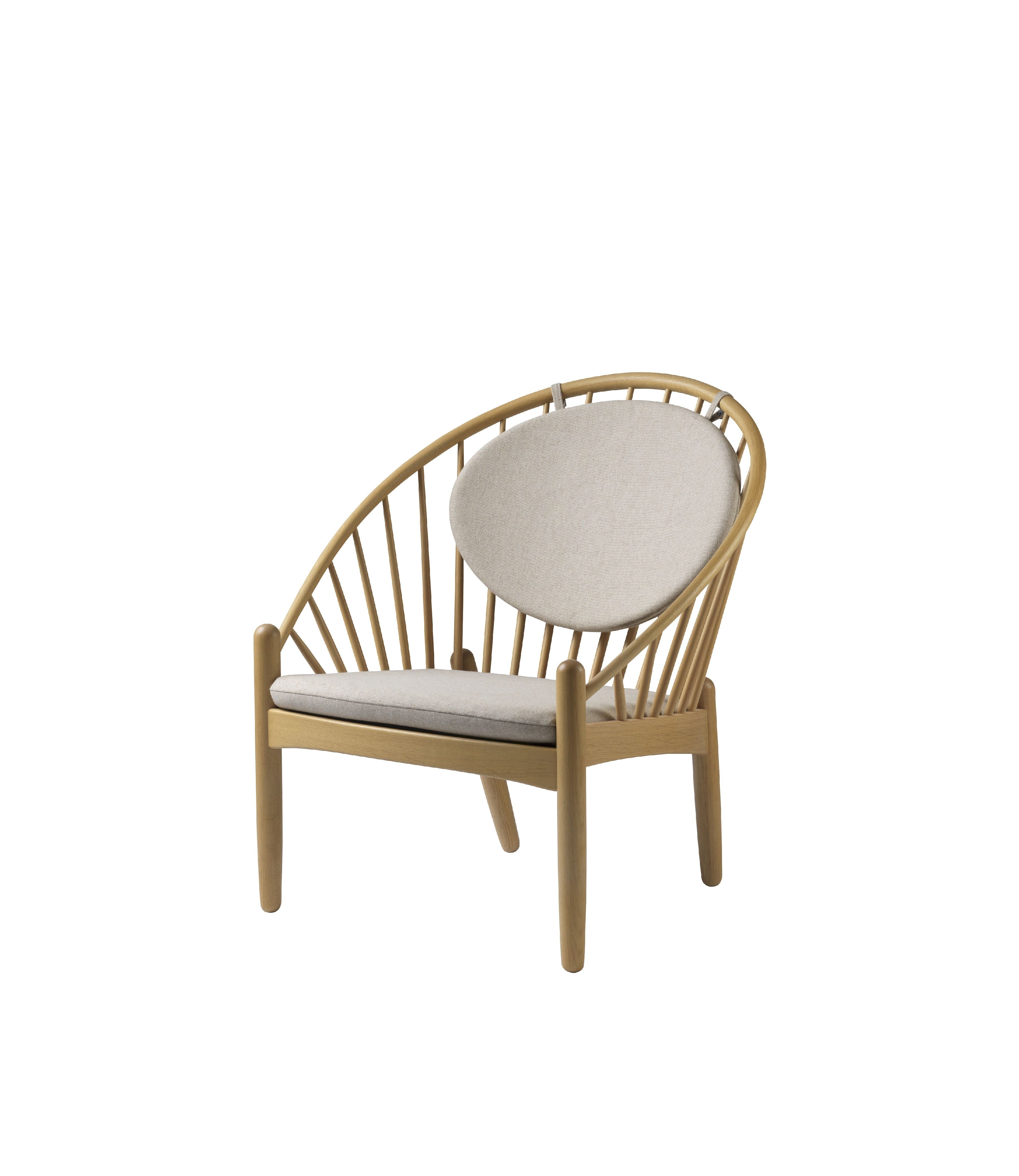 Fdb Møbler J166 Jørna Armchair, Oak/Lacquered Beige