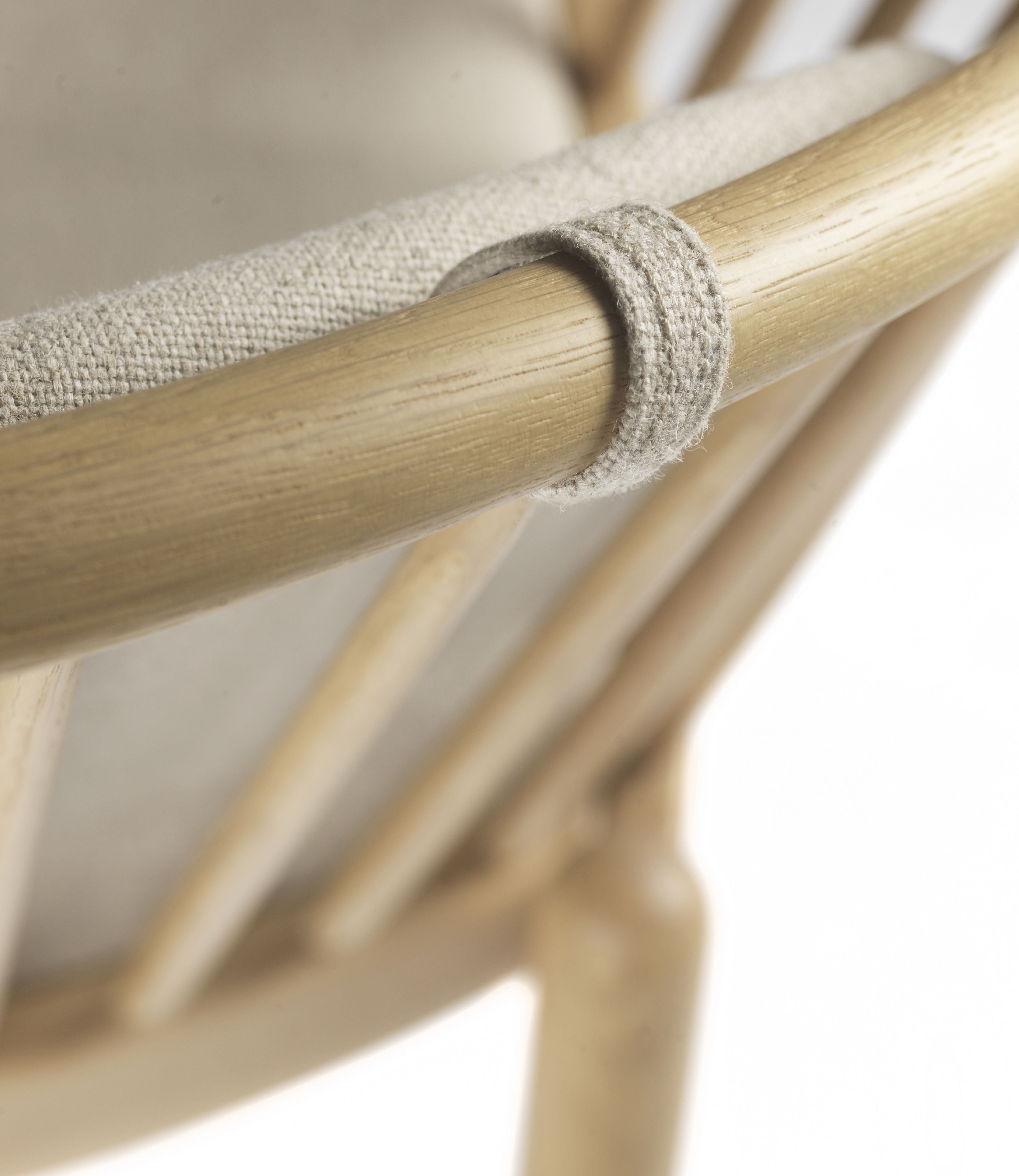 FDB Møller J166 Jørna Armchair, Oak/Lacquered Beige