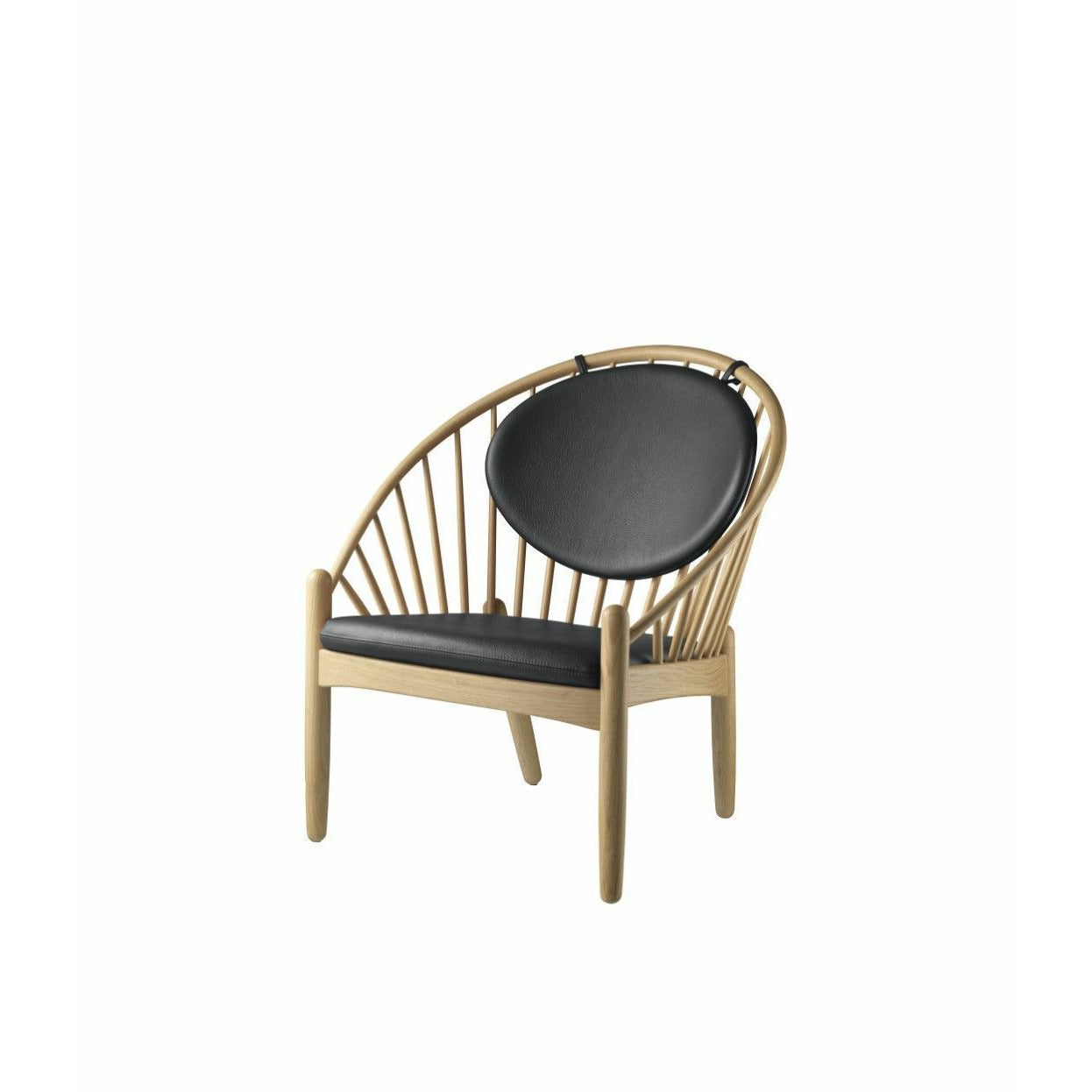 FDB Møbler J166 Jørna chaise, naturel / noir