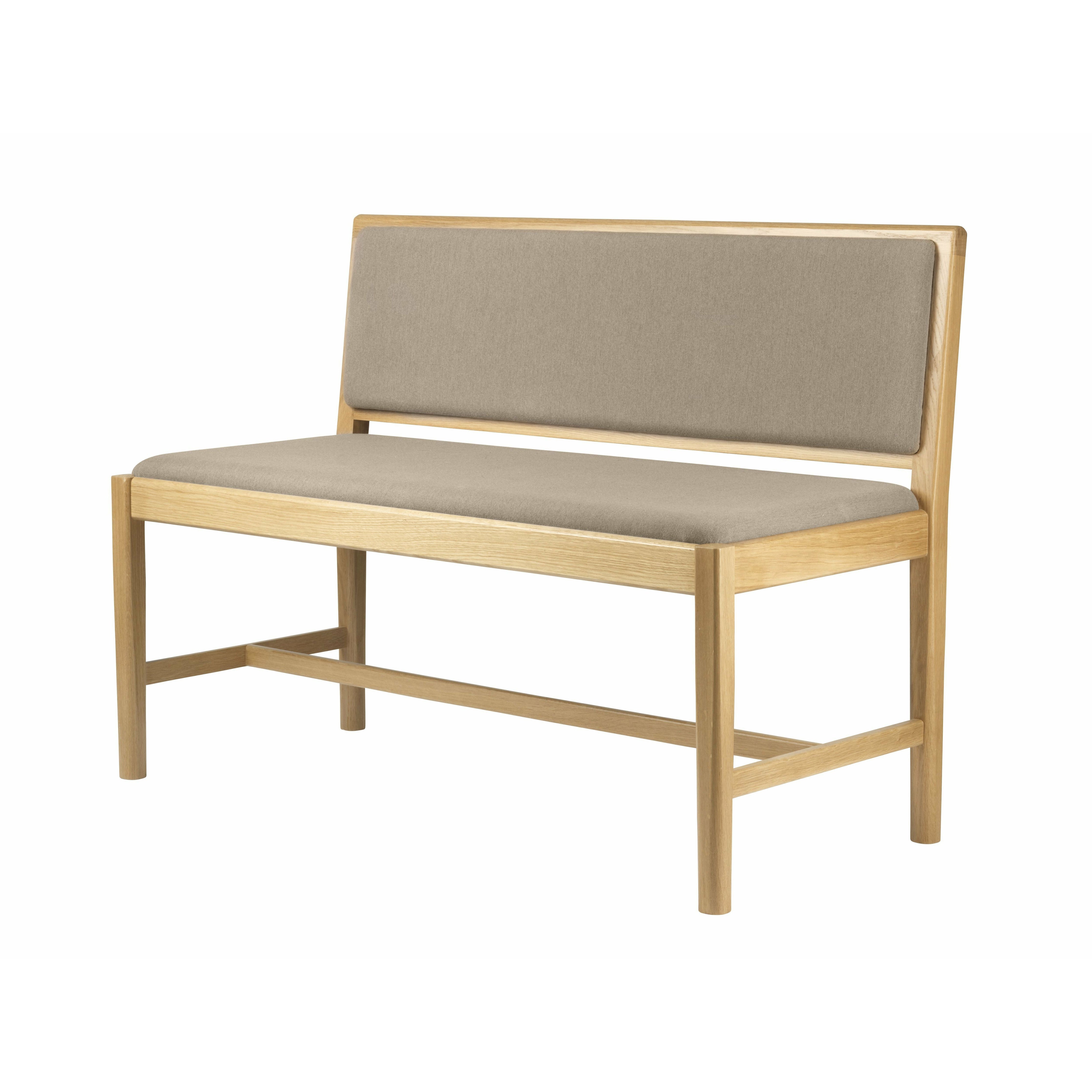 FDB Møller J176 Sønderborg Bench, Beige Brown