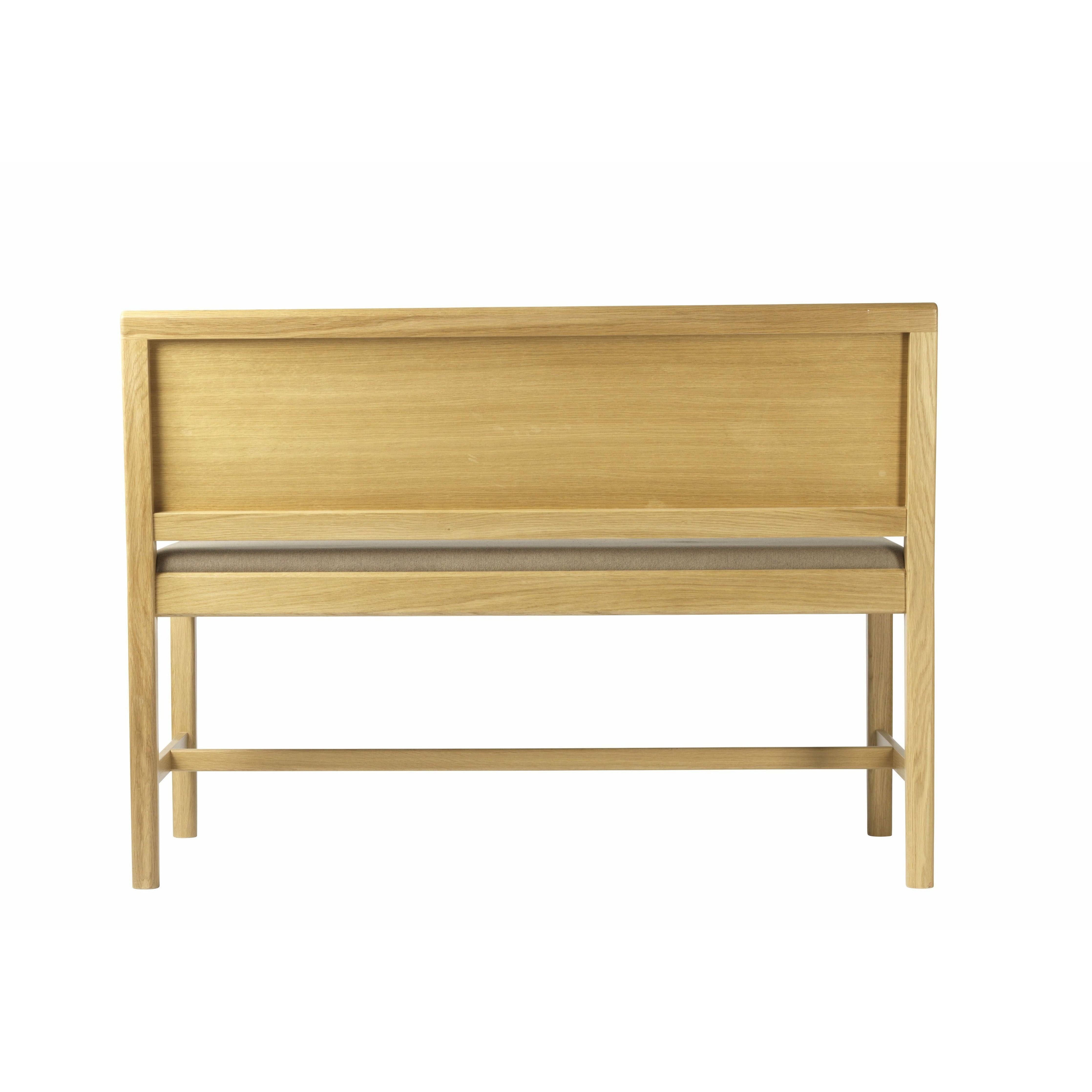 Fdb Møbler J176 Sønderborg Bench, Beige Brown