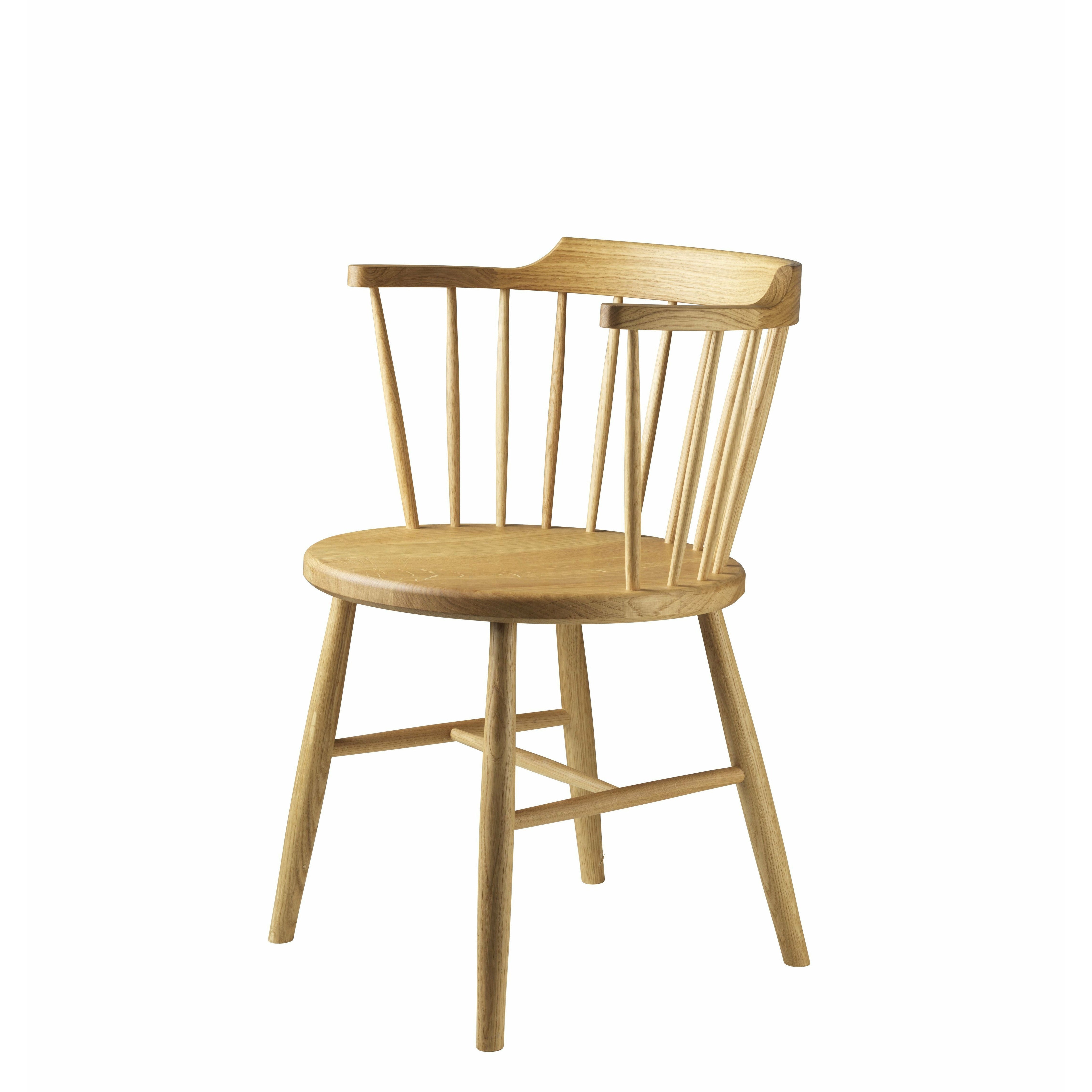 Fdb Møbler J18 Børge Mogensen Chair, Oak Oiled