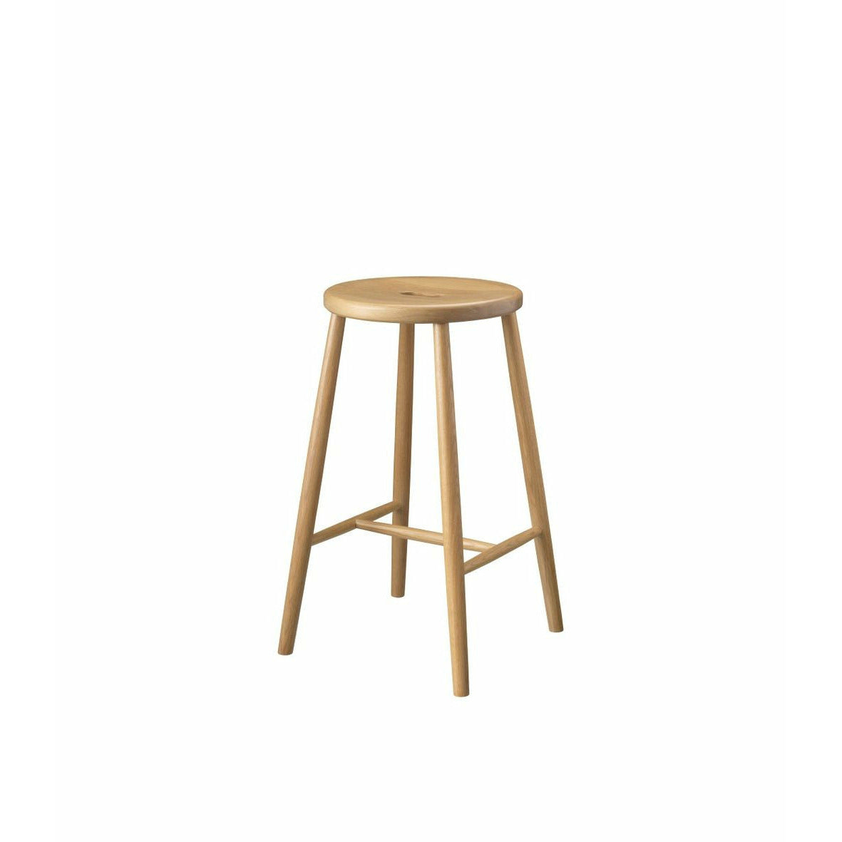 Fdb Møbler J27 C Bar Stool Oak, Natural