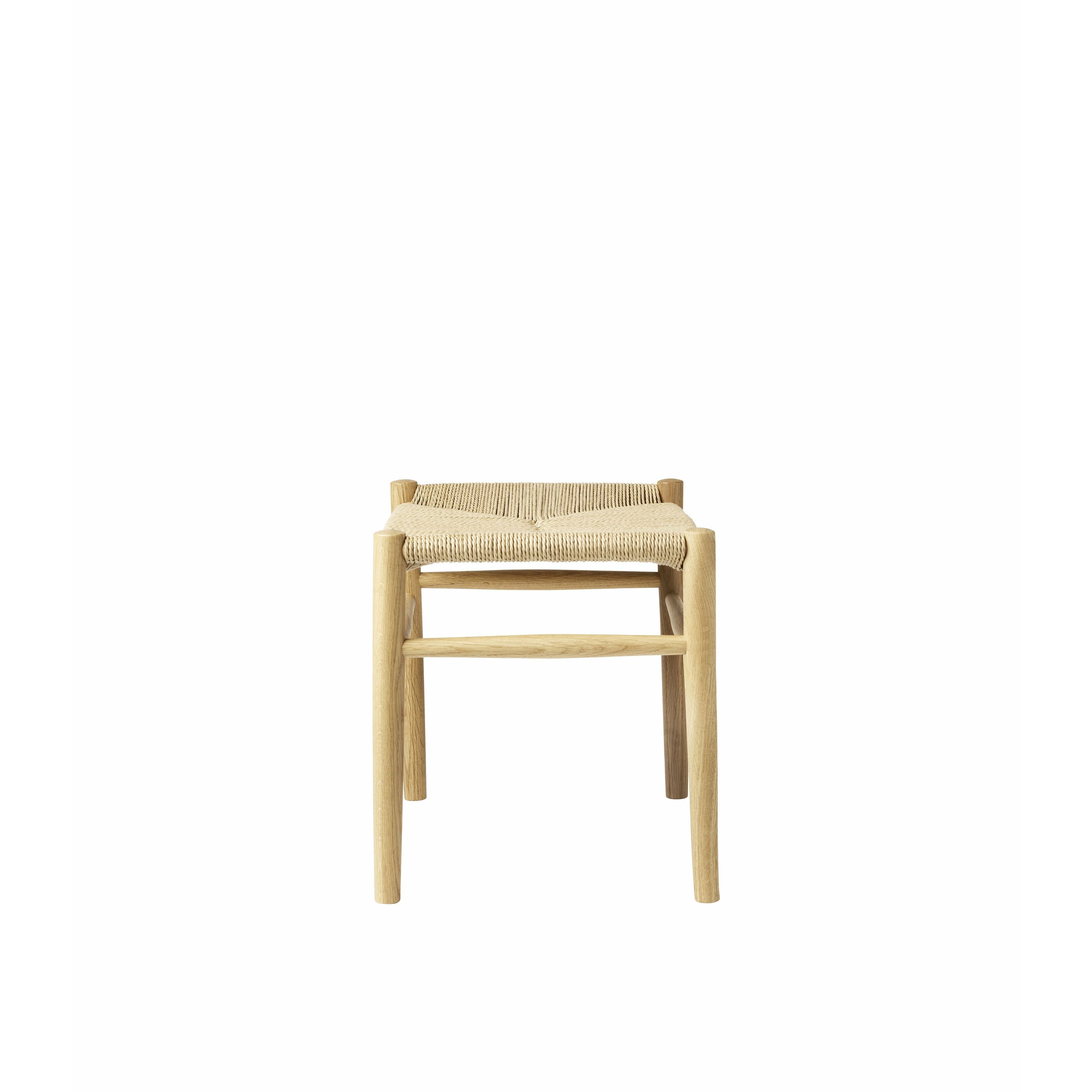 FDB Møbler J83 Stool Smoked Oak, trenza natural