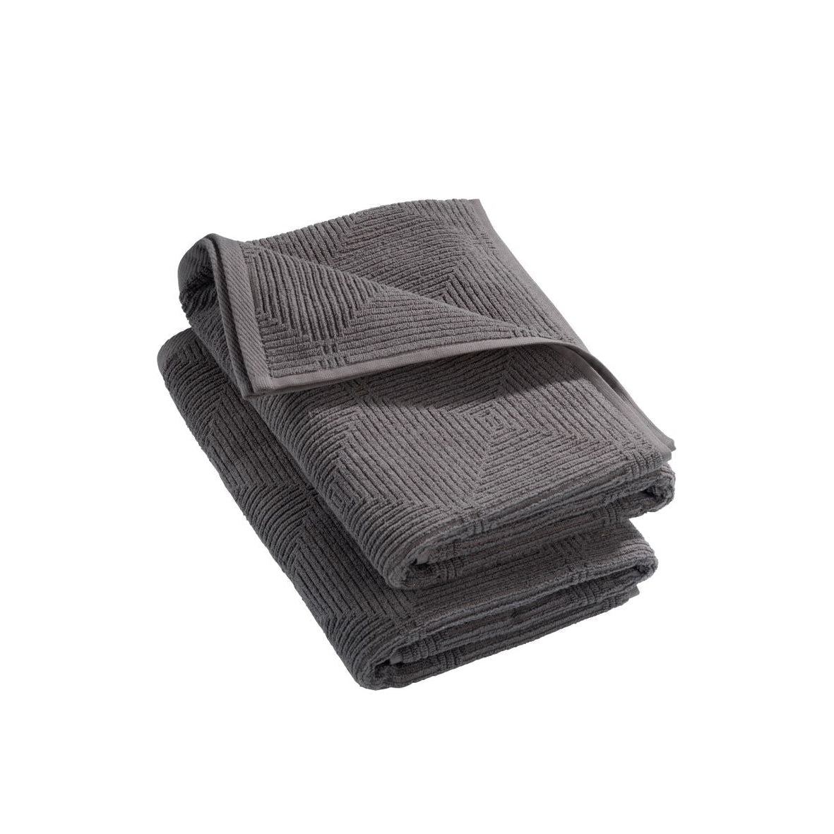 Fdb Møbler Kirkeby Bath Towel 2 Pcs., Grey