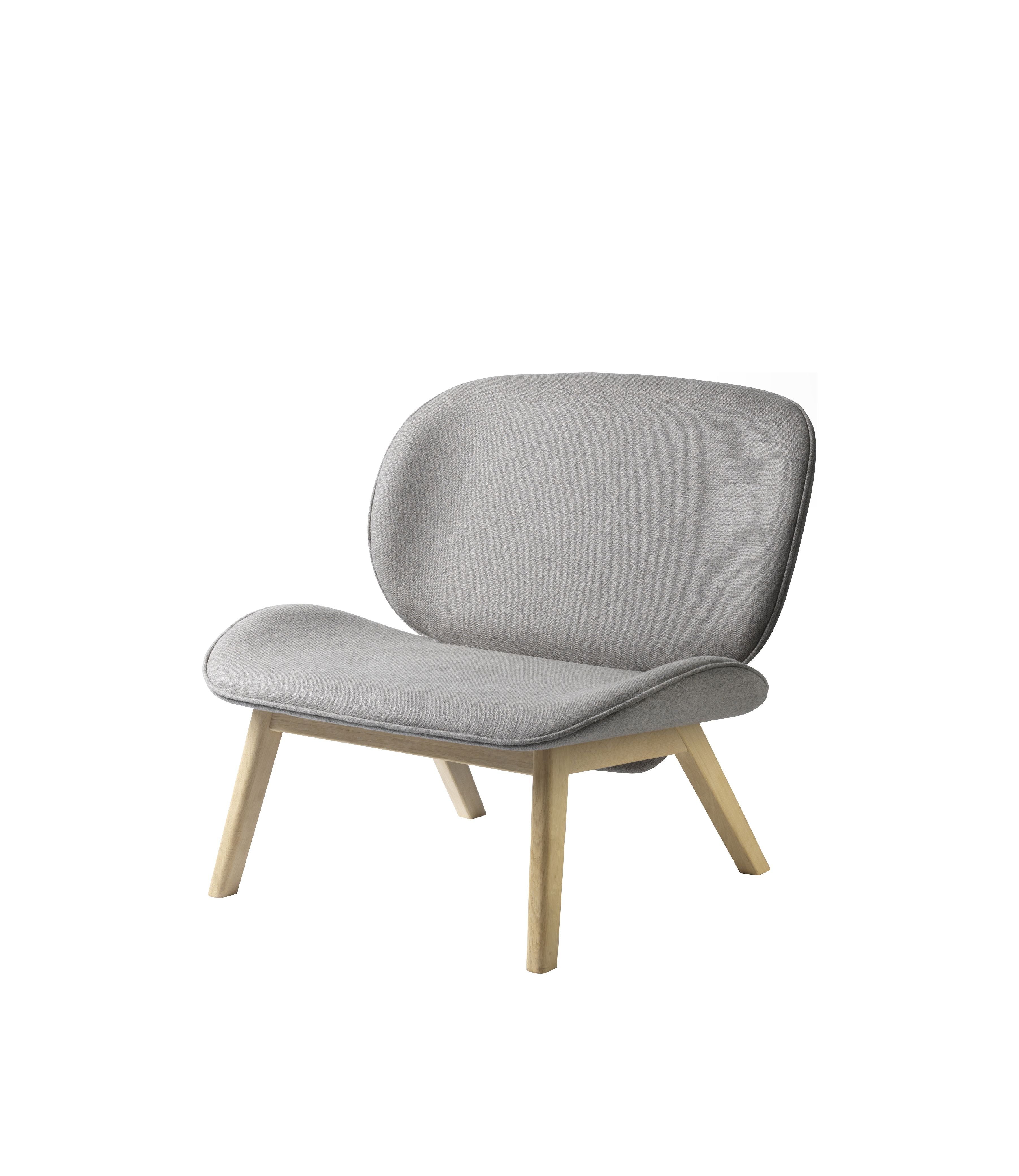 FDB Møbler L32 Sounge Chair, chêne / gris