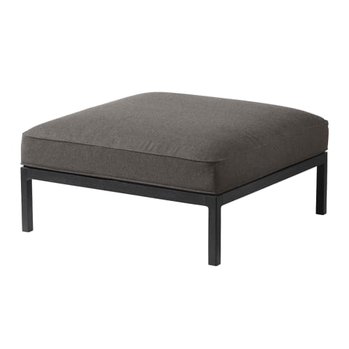 FDB Møbler L37 Hocker Gris/Noir, 90x90