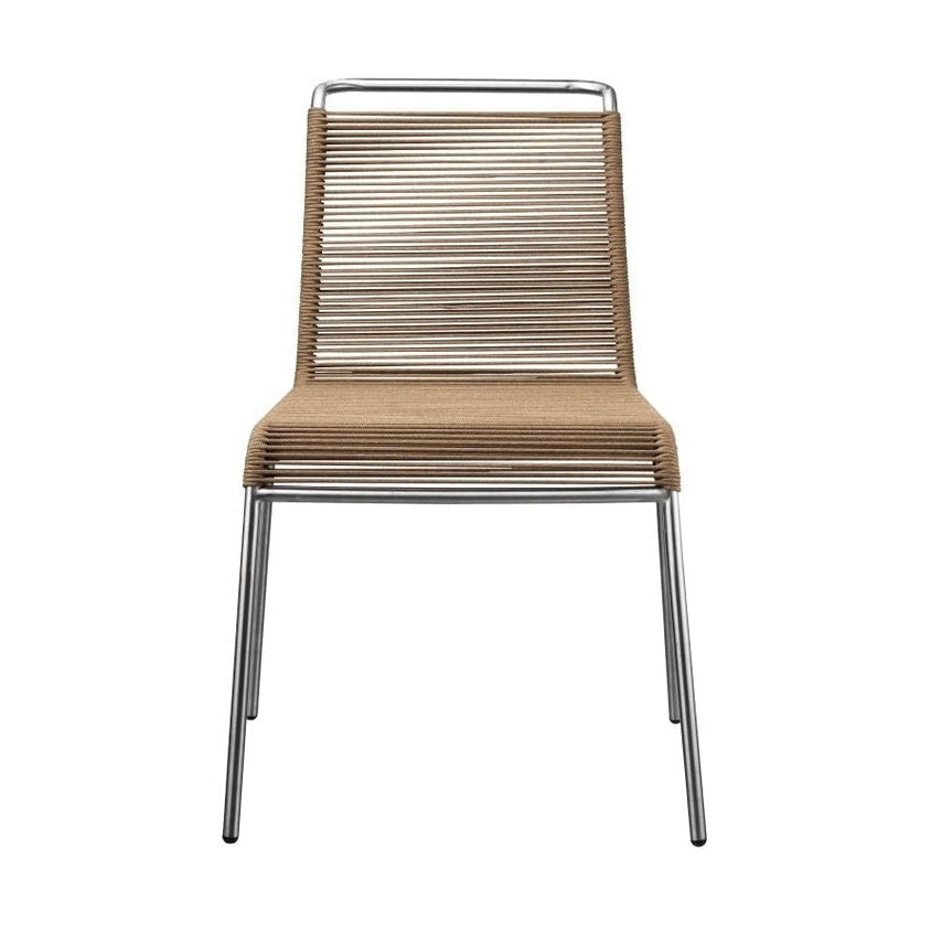 FDB Møbler M20 Teglgaard Cord Silla, metal/marrón