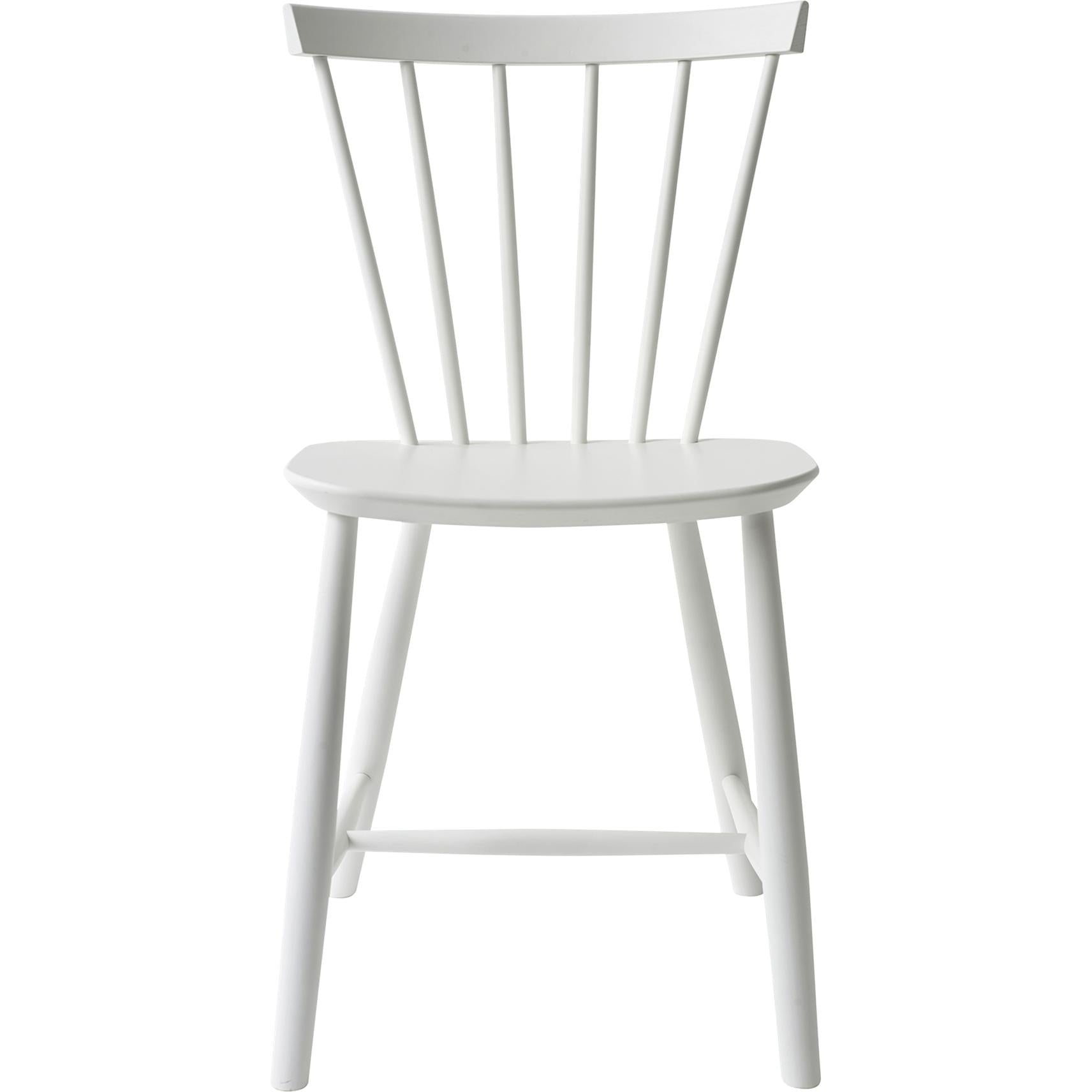 FDB Møbler Poul Volther J46 Silla de comedor Beech, White, H 80cm