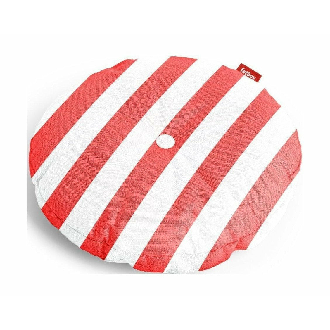 Fatboy Circle Pillow, Red Stripes